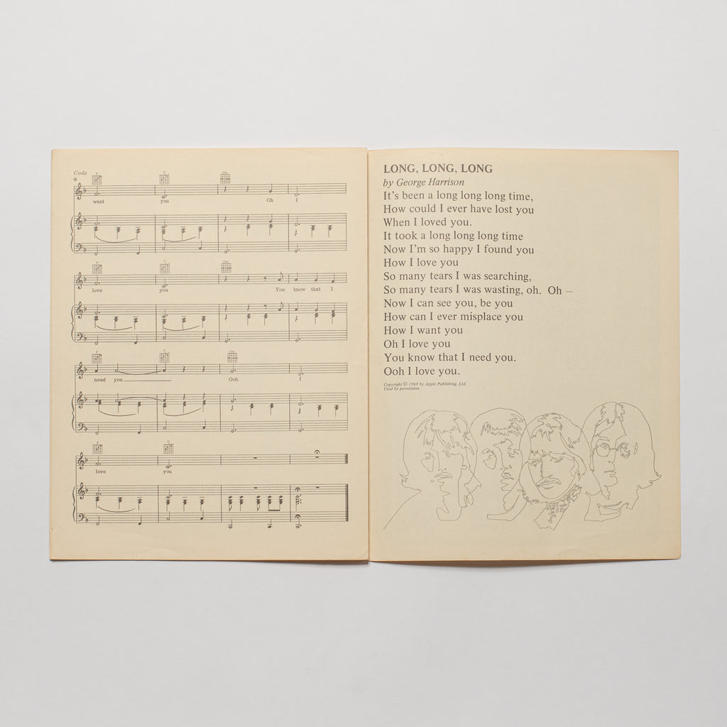 The Beatles - Long, Long, Long - Sheet Music