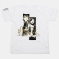 Live In Japan - George & Eric Photo Design with 'Rock Legends' White T-Shirt (XL) - Lot 1