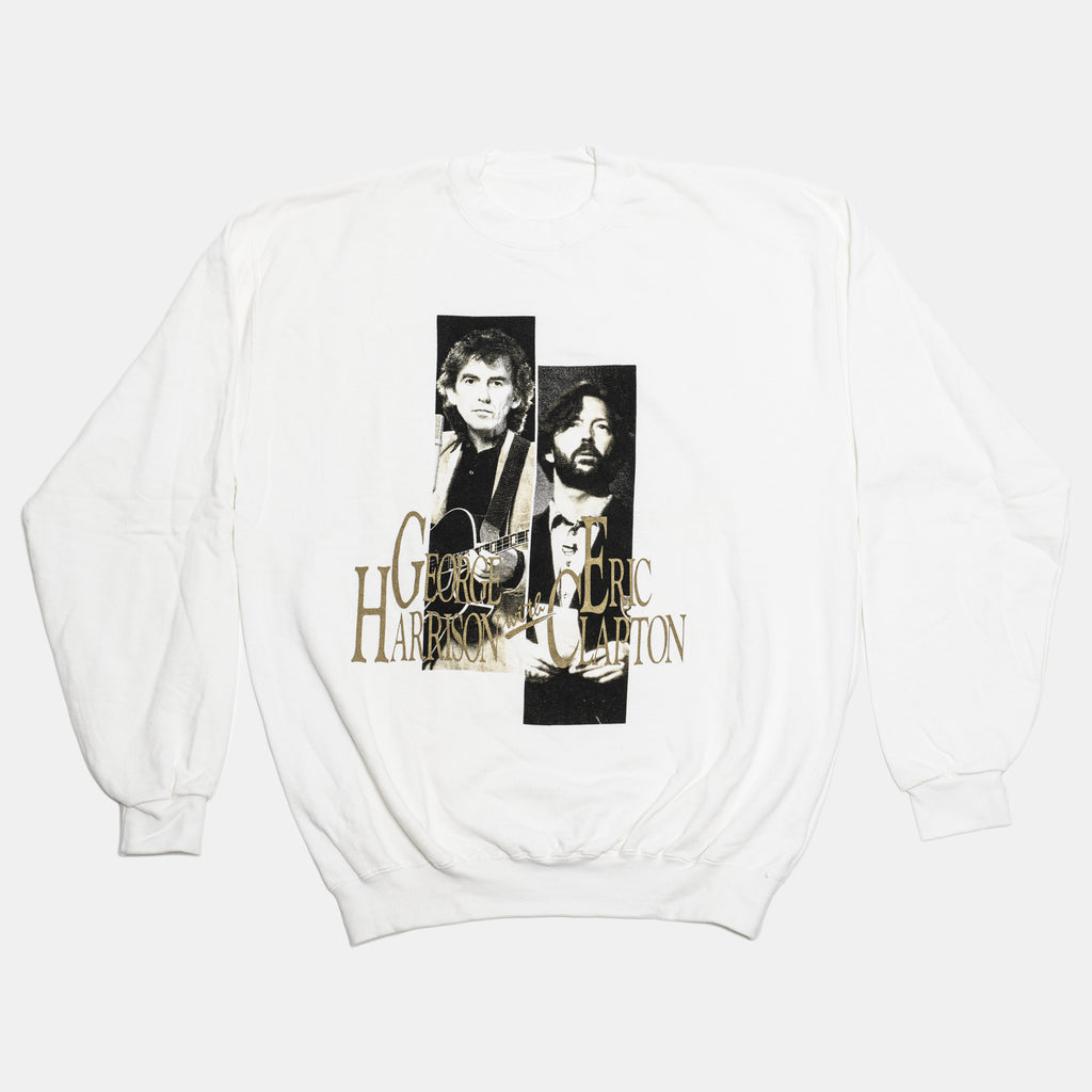 Live In Japan - George & Eric Photo Design with 'Rock Legends' White Sweatshirt (L)