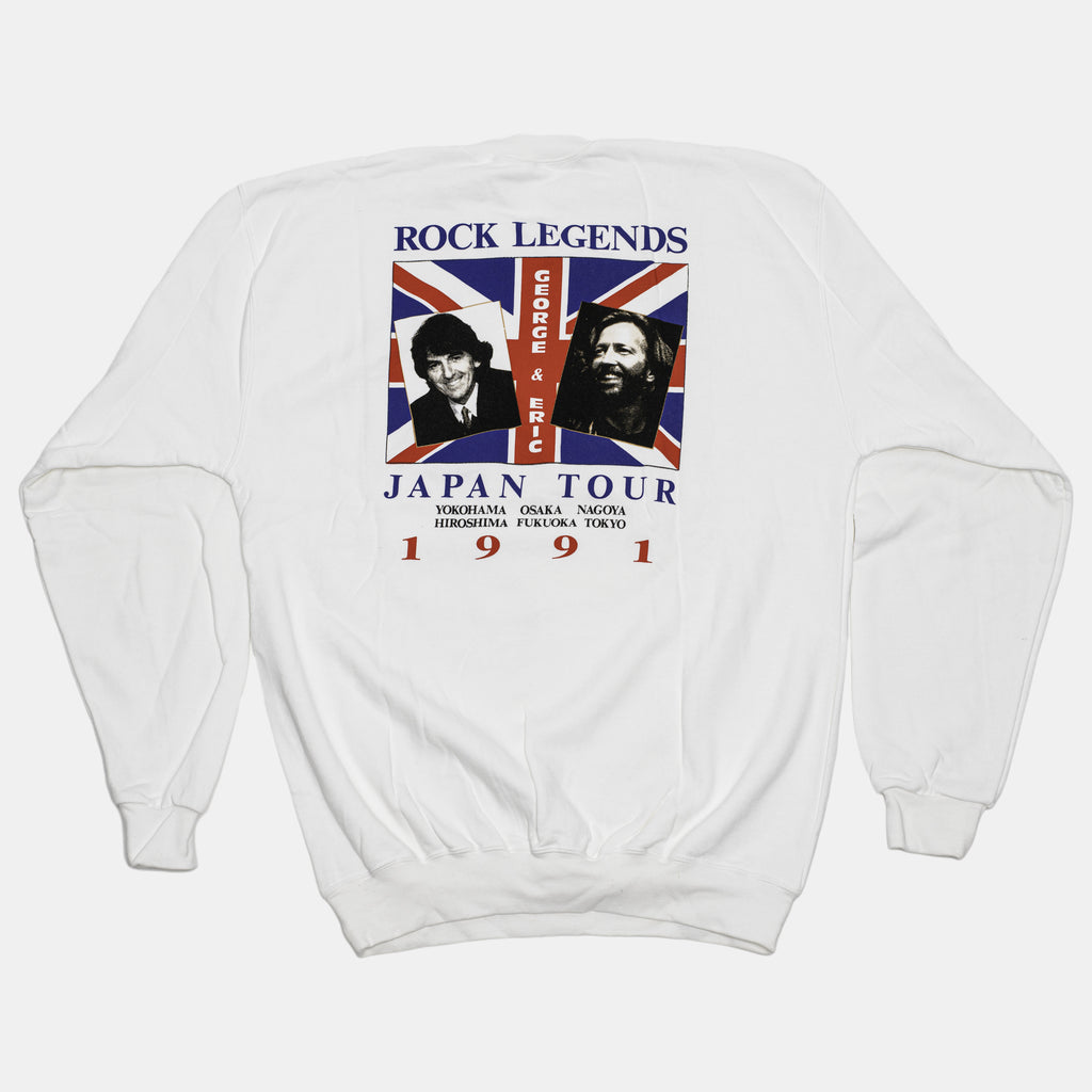 Live In Japan - George Photo Design with 'Rock Legends' White Sweatshirt (L) - Lot 3