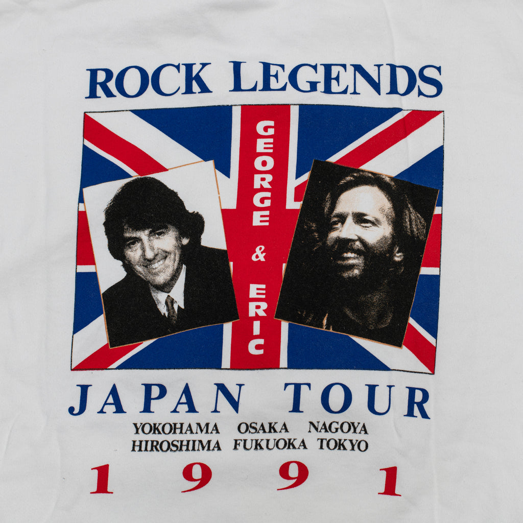 Live In Japan - George Photo Design with 'Rock Legends' White Sweatshirt (L) - Lot 1