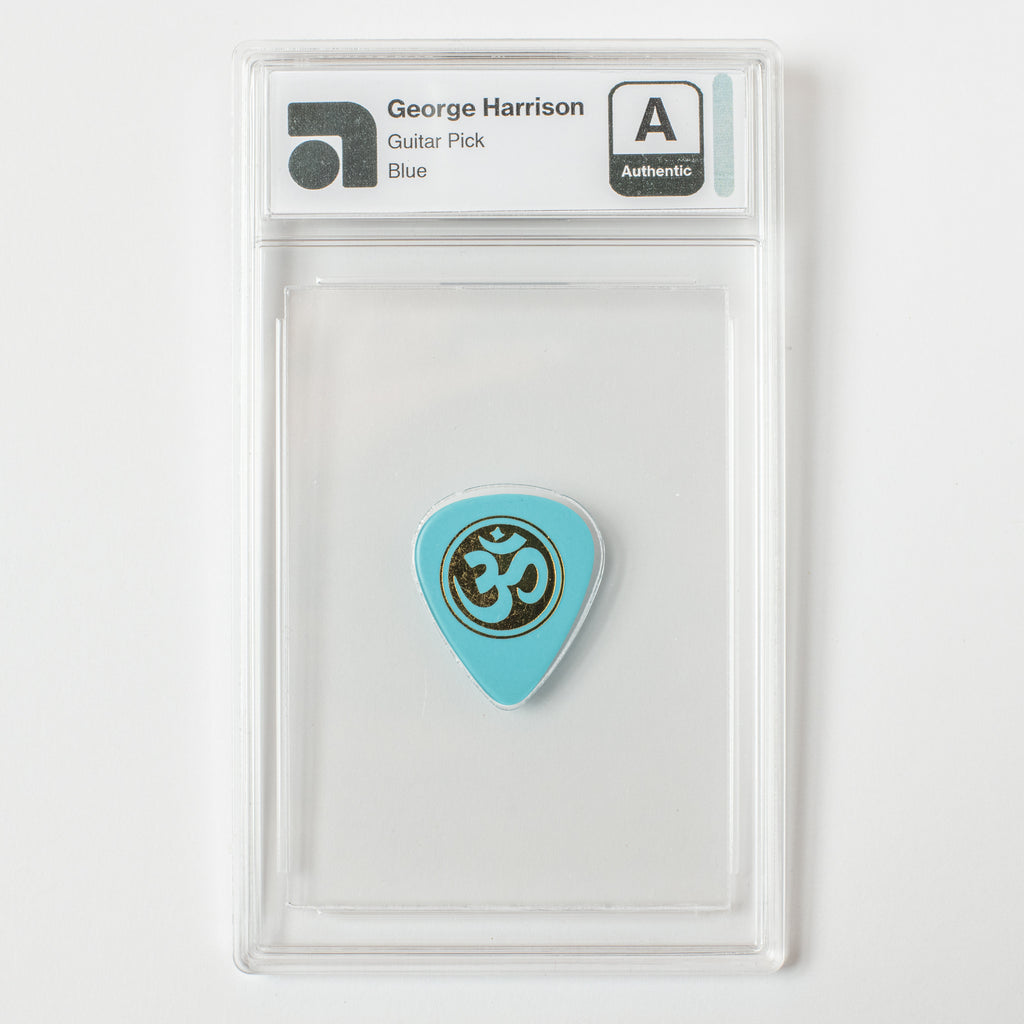 George Harrison Original Guitar Pick - Blue Color (AMG 50009915)