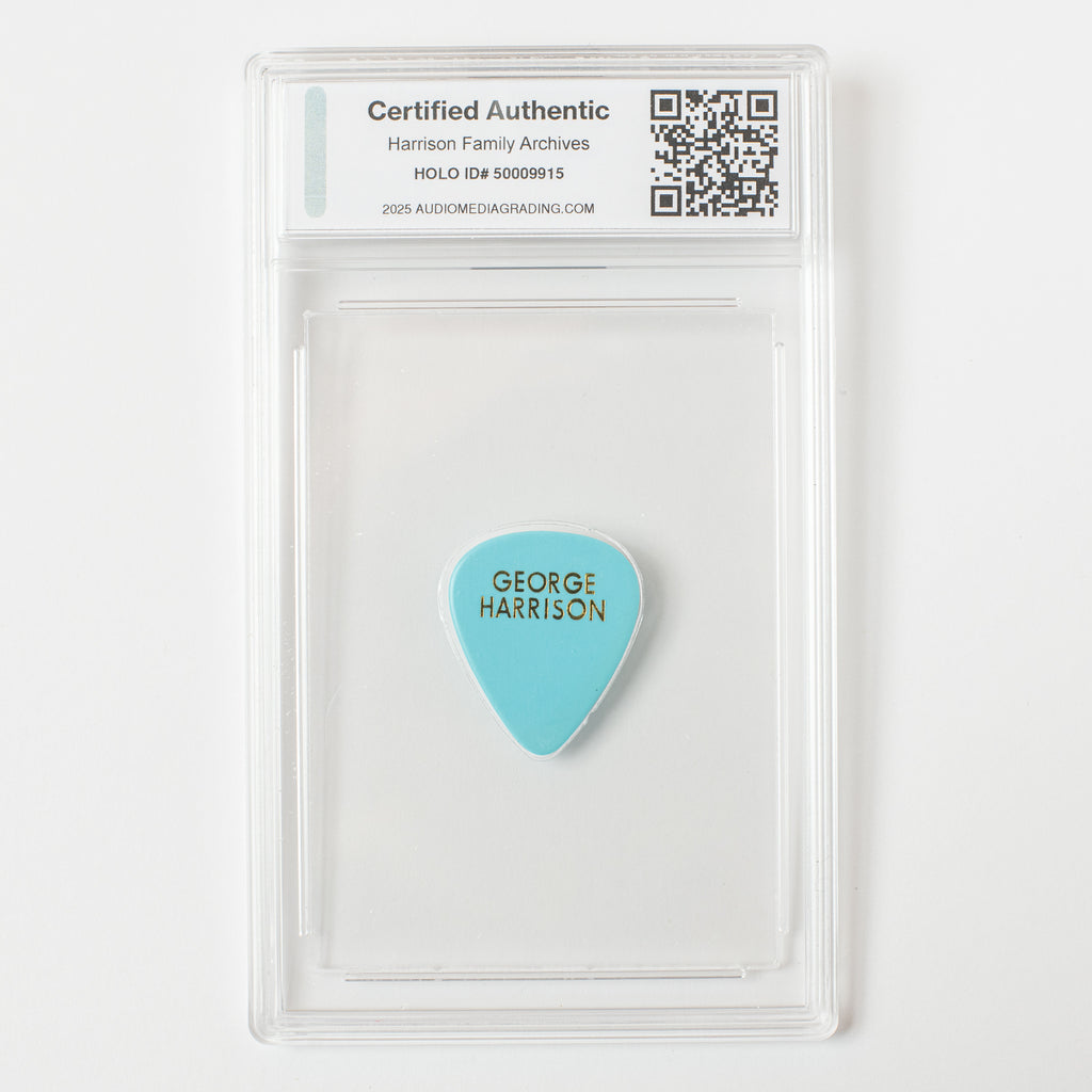 George Harrison Original Guitar Pick - Blue Color (AMG 50009915)