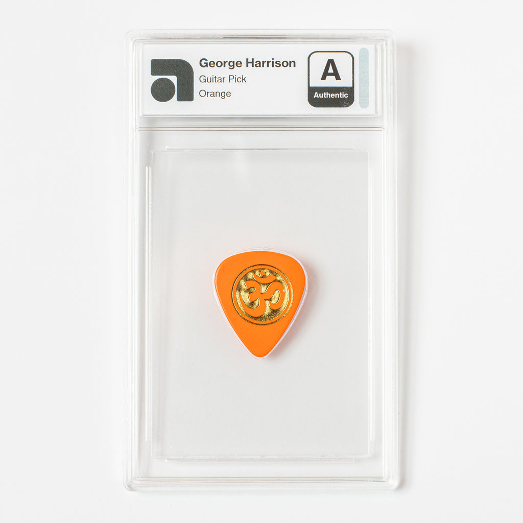 George Harrison Original Guitar Pick - Orange Color (AMG 50009916)