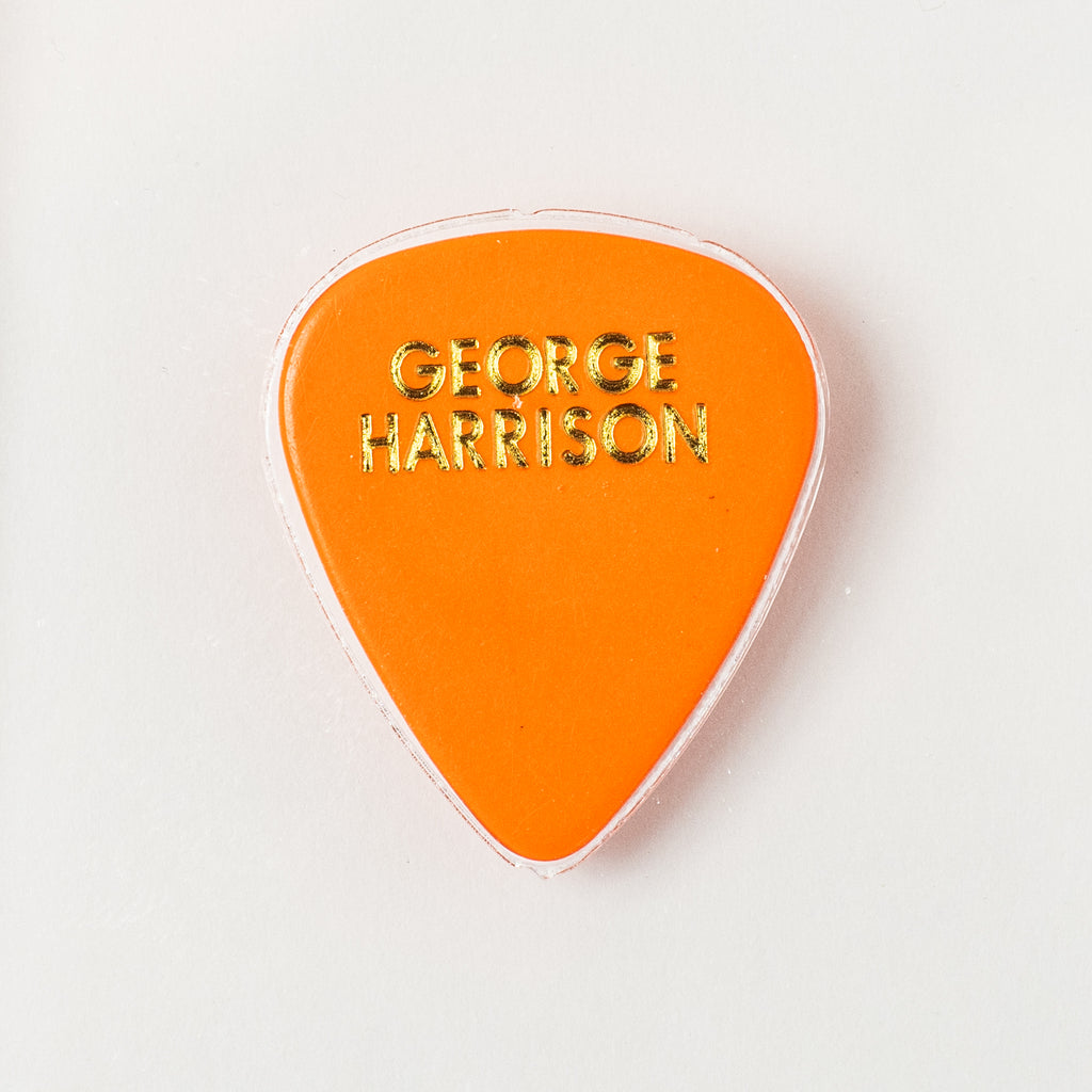 George Harrison Original Guitar Pick - Orange Color (AMG 50009916)