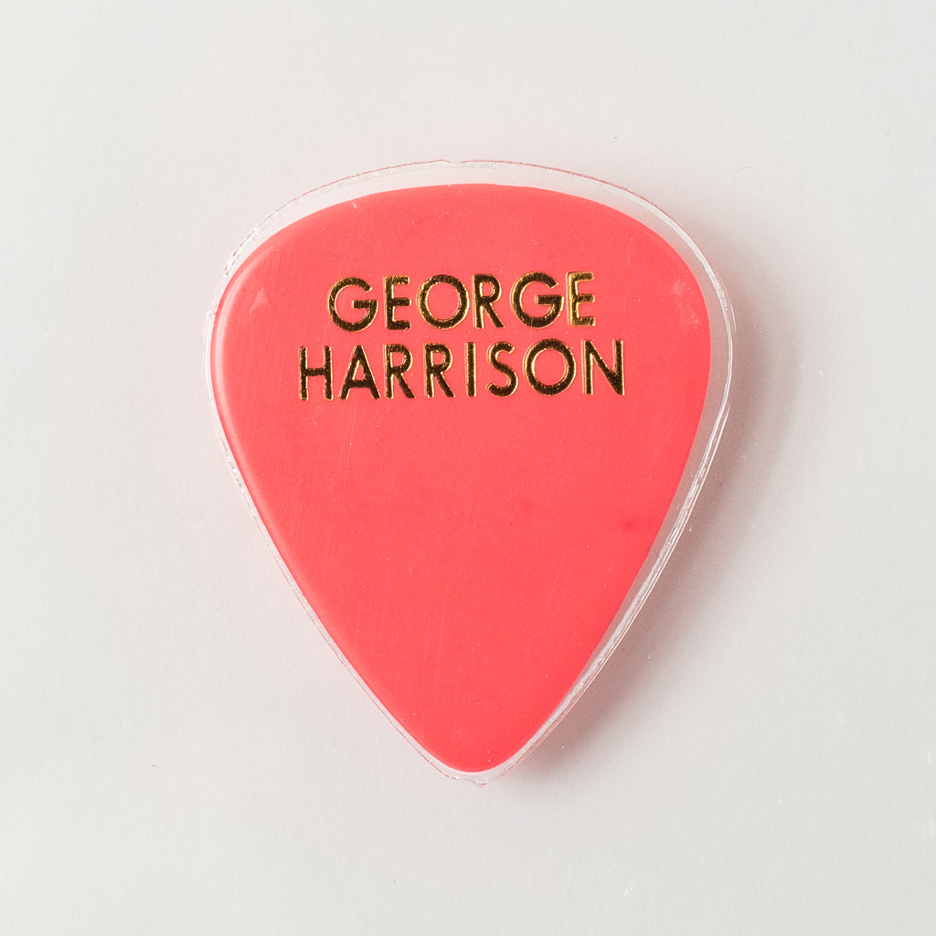 George Harrison Original Guitar Pick - Pink Color (AMG 50009911)