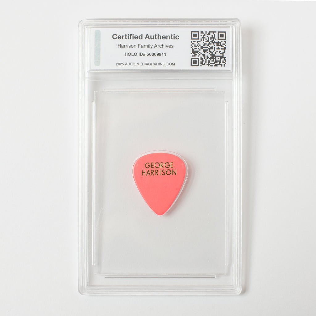 George Harrison Original Guitar Pick - Pink Color (AMG 50009911)