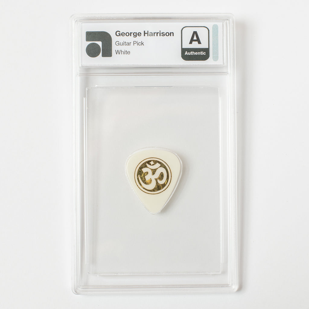 George Harrison Original Guitar Pick - White Color (AMG 50009913)
