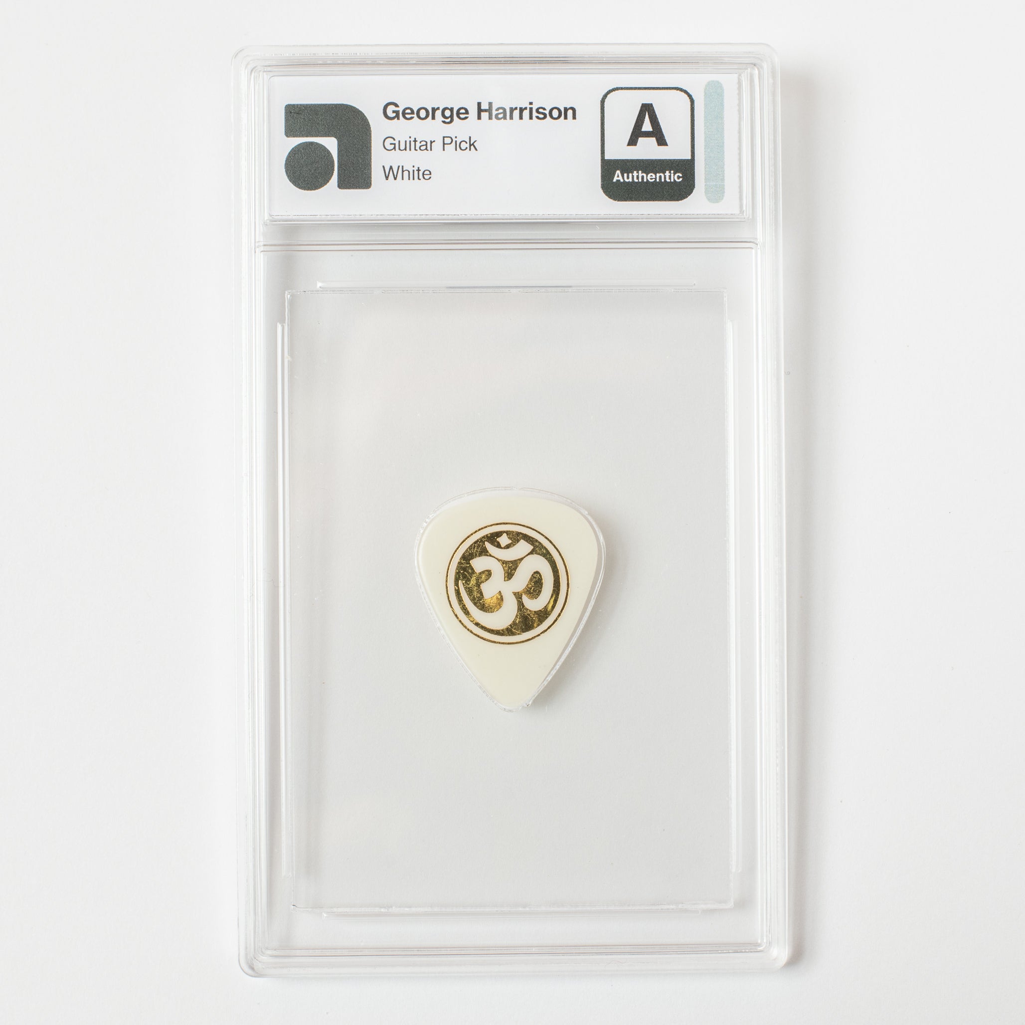 George Harrison Original Guitar Pick - White Color (AMG 50009913)