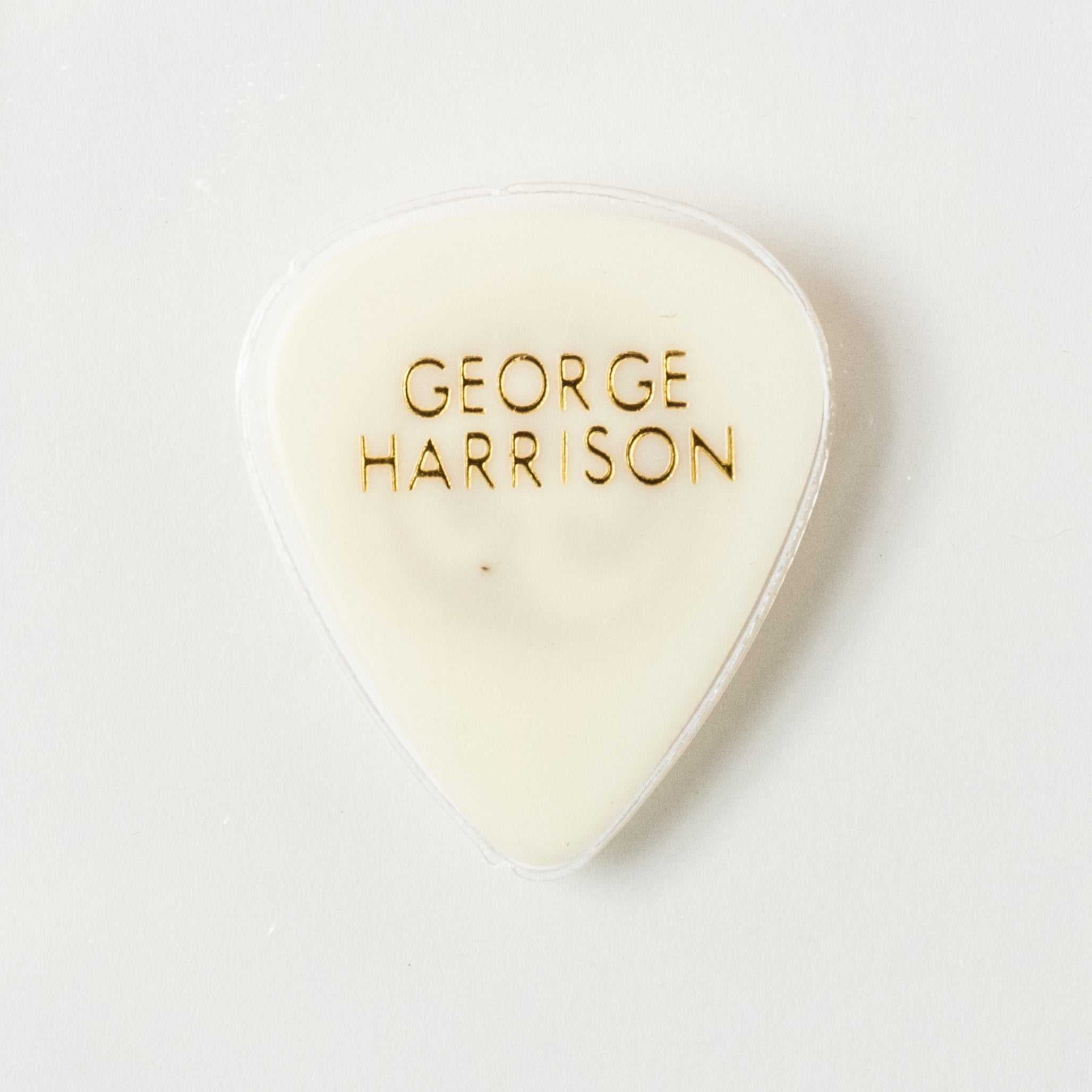 George Harrison Original Guitar Pick - White Color (AMG 50009913)