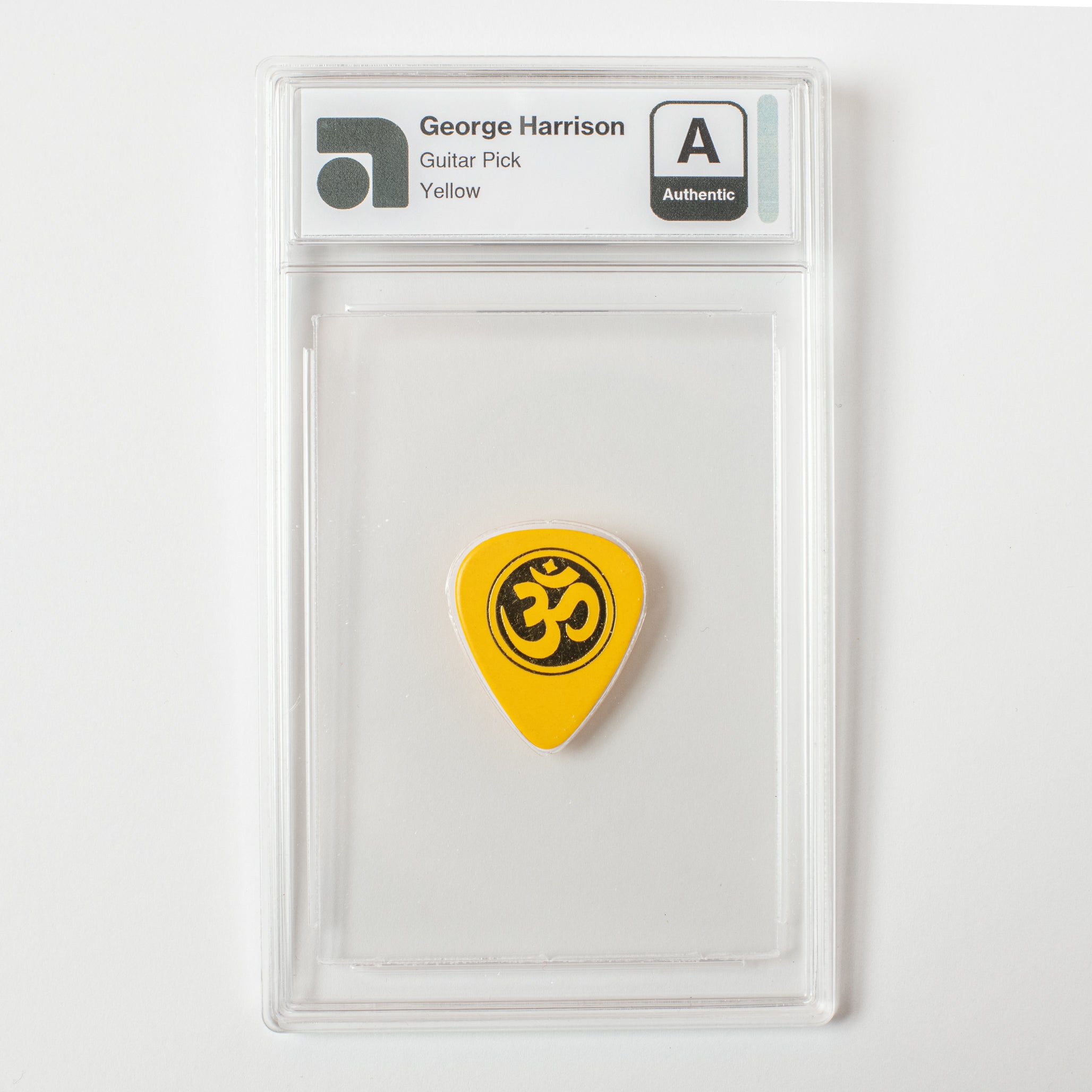 George Harrison Original Guitar Pick - Yellow Color (AMG 50009918)