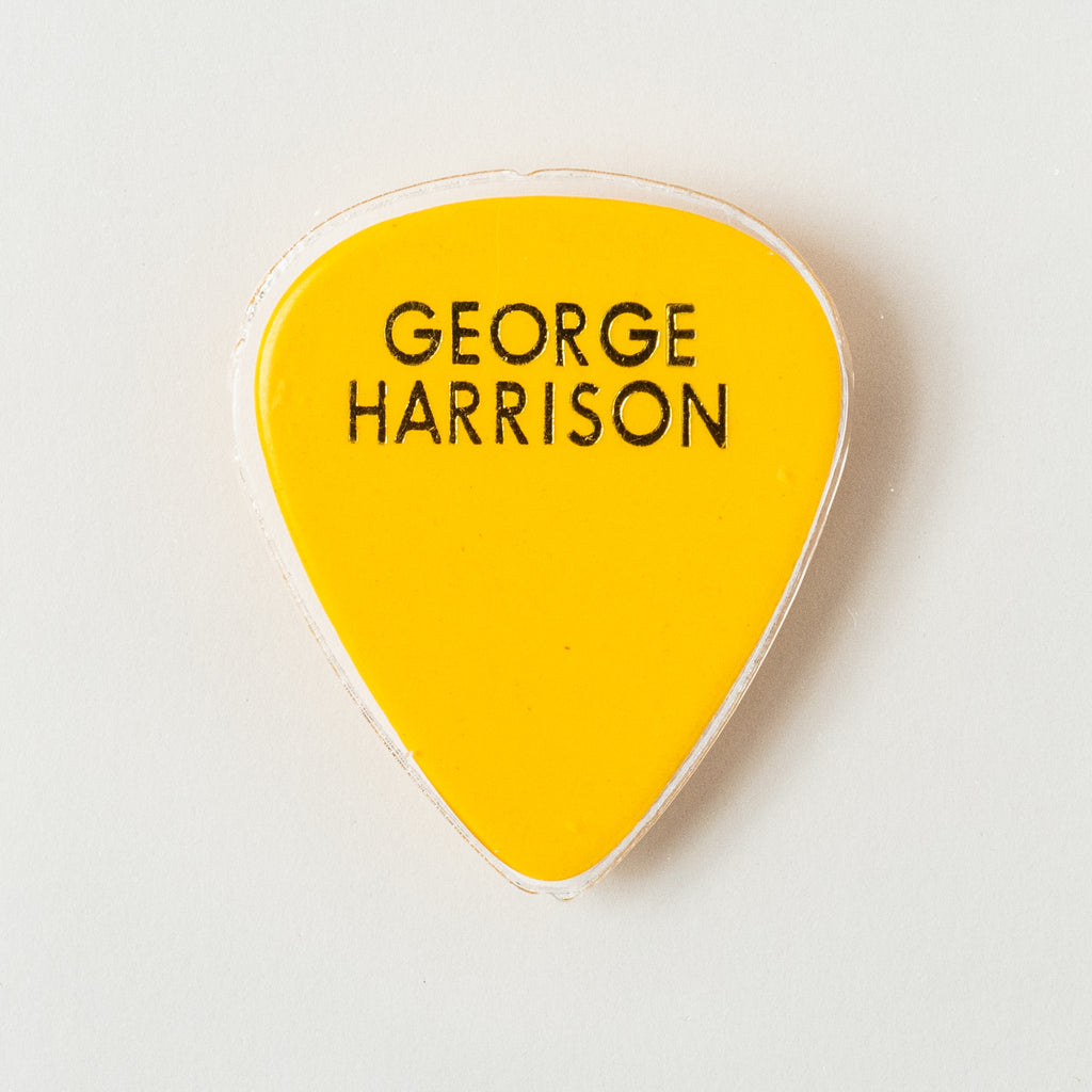 George Harrison Original Guitar Pick - Yellow Color (AMG 50009918)