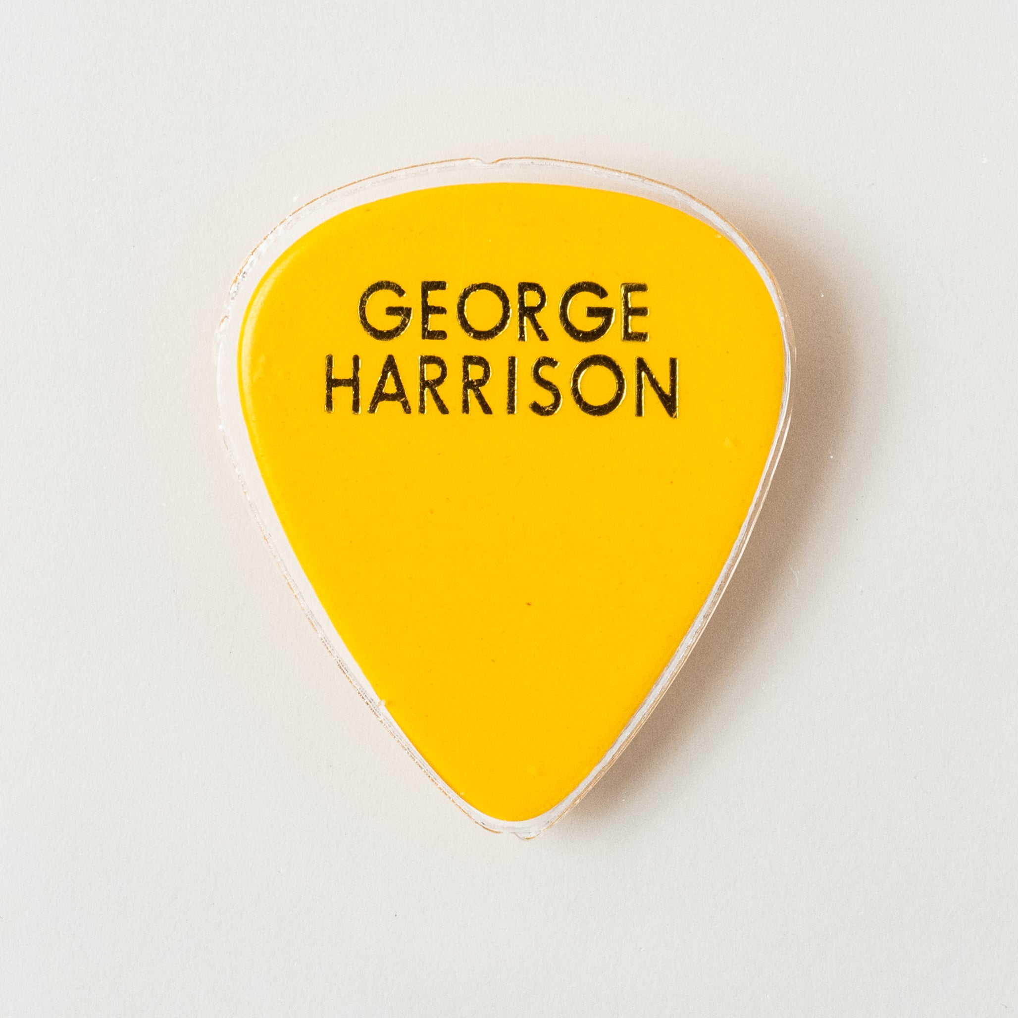 George Harrison Original Guitar Pick - Yellow Color (AMG 50009918)