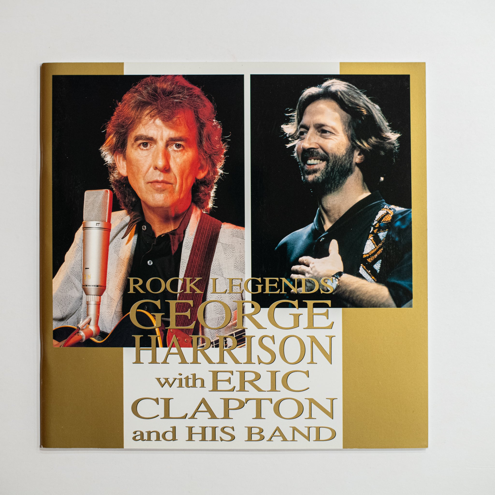George Harrison with Eric Clapton and His Band' Original 1991 Souvenir Japanese Tour Program - Lot 1