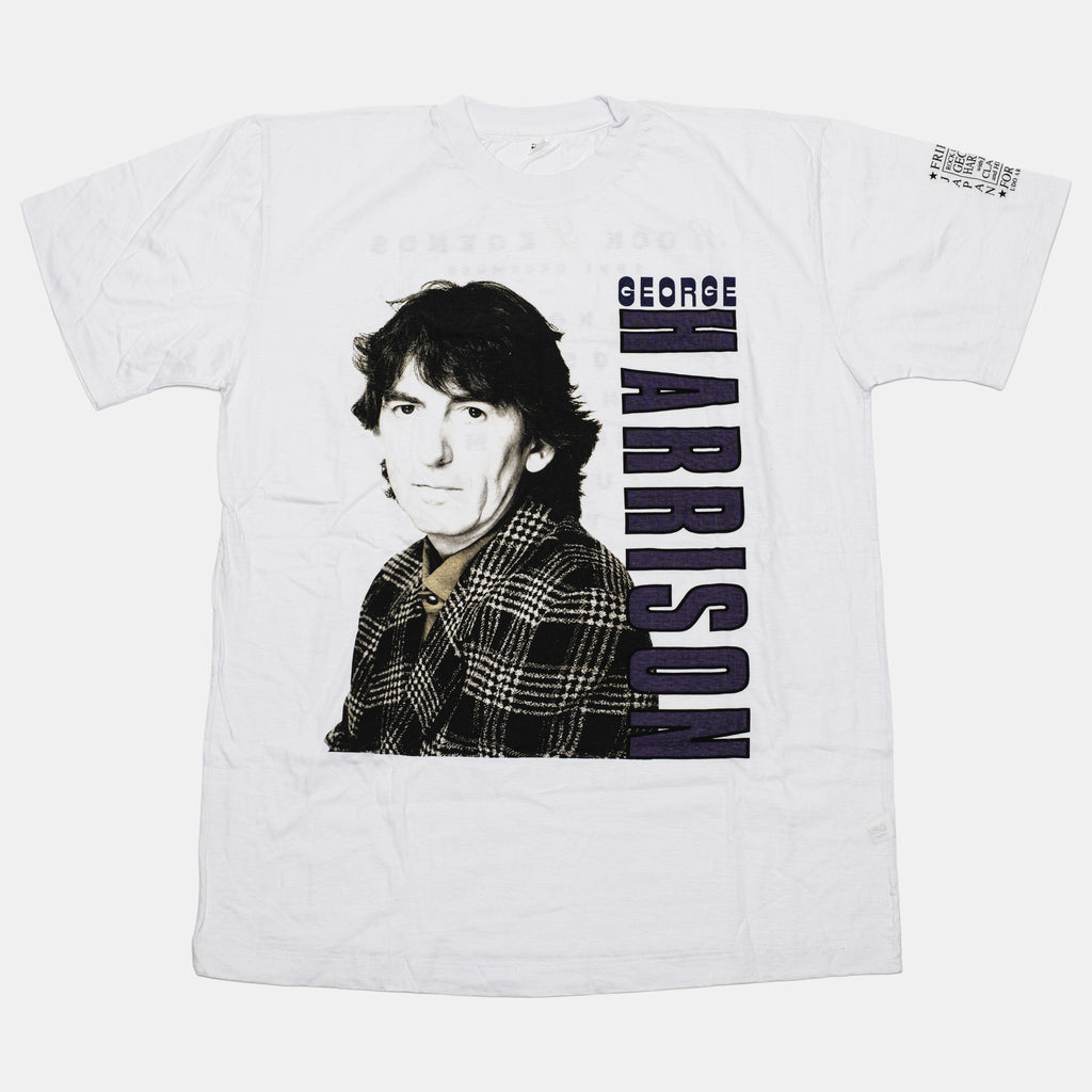 Live In Japan - George Photo Design with 'Rock Legends' White T-Shirt (L) - Lot 1