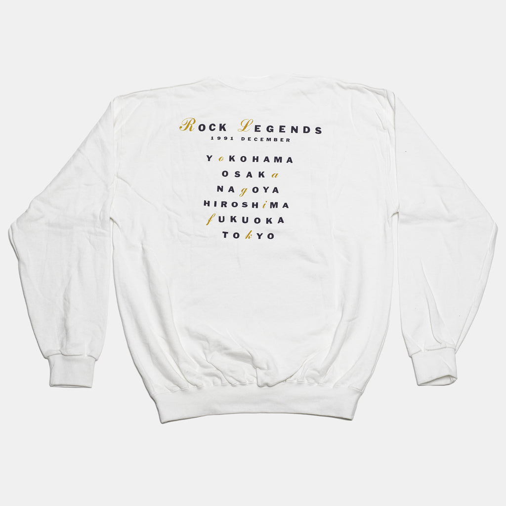 Live In Japan - George Photo Design with 'Rock Legends' White Sweatshirt (S) - Lot 1