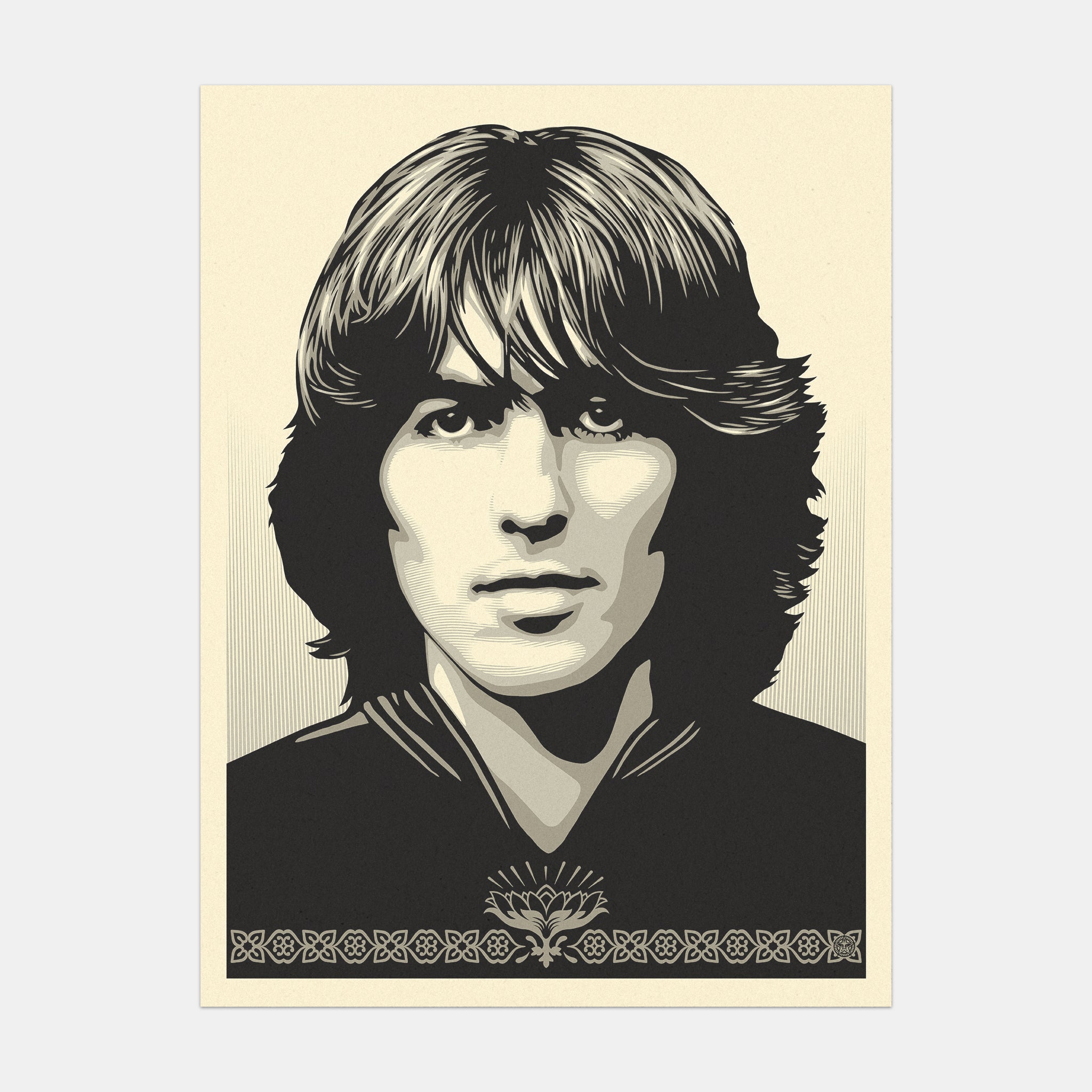Poster for George 'Silver Edition' 2014 - Screen Print 18" x 24" (Numbered & Signed by Shepard Fairey) - Lot 2