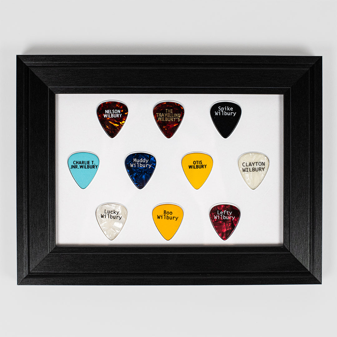 Traveling Wilburys Original Pick Set - Complete Set of 10 x Plectrums - Lot 2