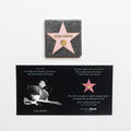 George Harrison - Hollywood Walk of Fame - 3"x3" Replica - Lot 3