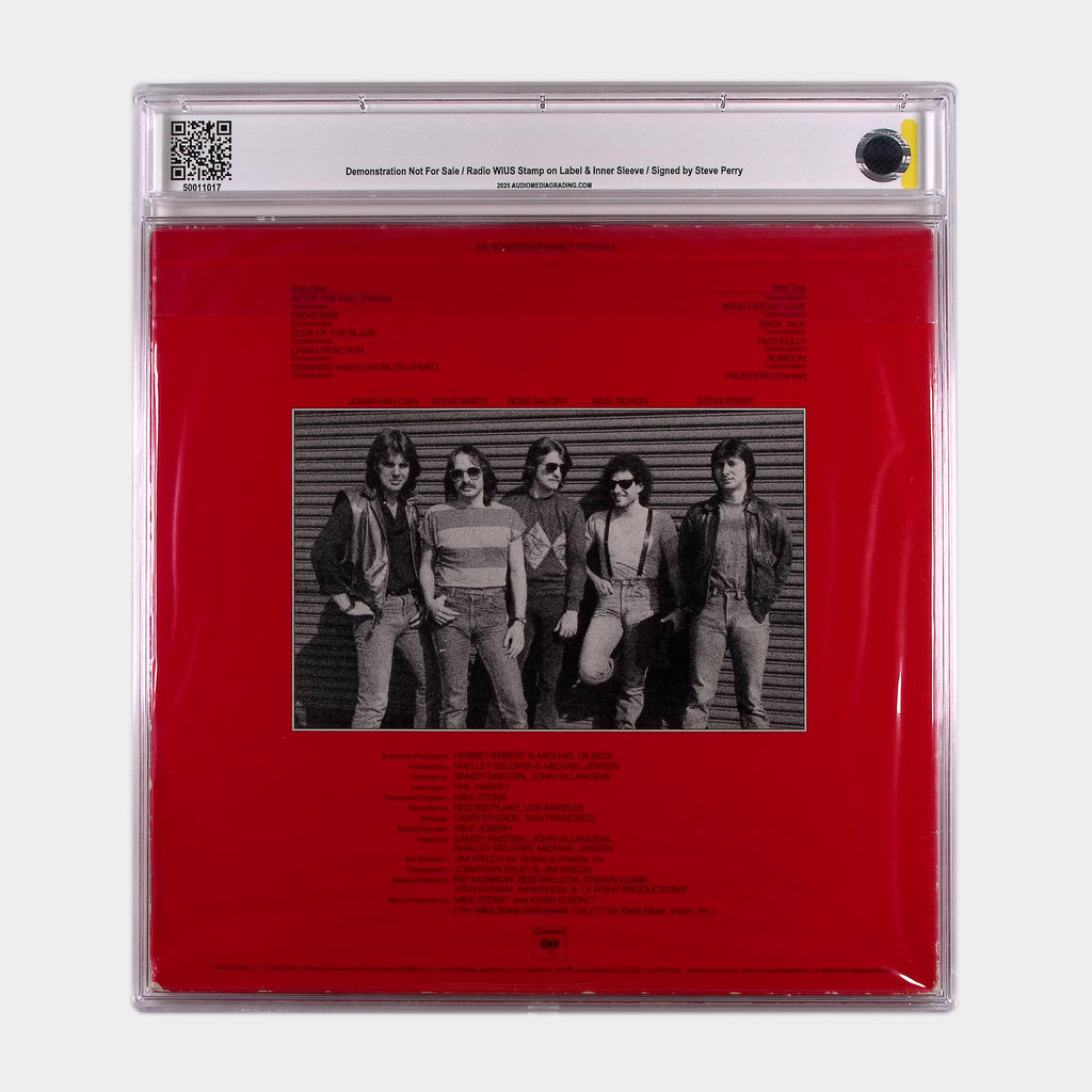 Journey – Frontiers: A Candid Conversation - 1983 Vinyl Promo Pressing SIGNED by Steve Perry (AMG 50011017)