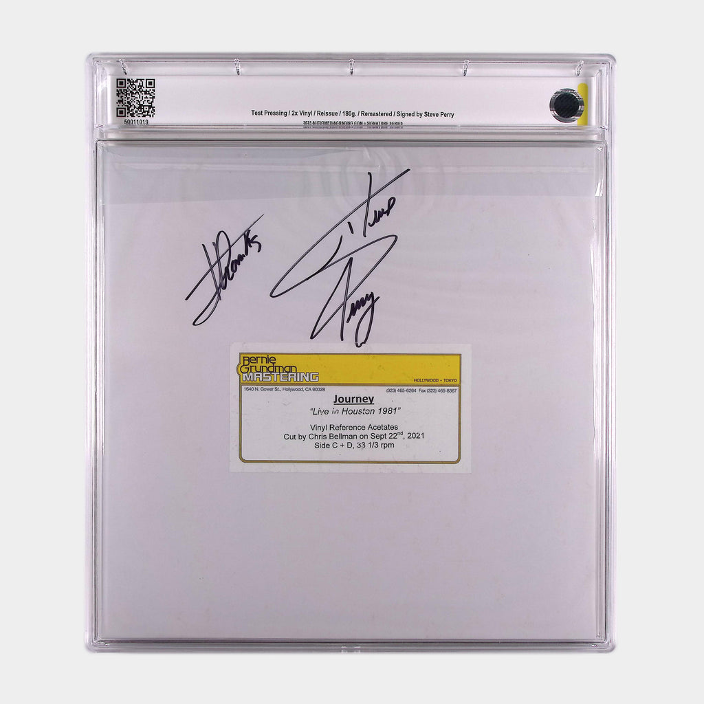 Journey – Live In Houston - 2021 2LP Vinyl Test Pressing SIGNED by Steve Perry (AMG 50011019)