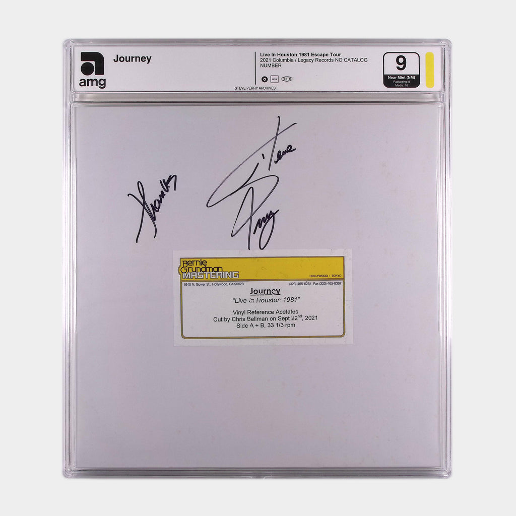 Journey – Live In Houston - 2021 2LP Vinyl Test Pressing SIGNED by Steve Perry (AMG 50011019)