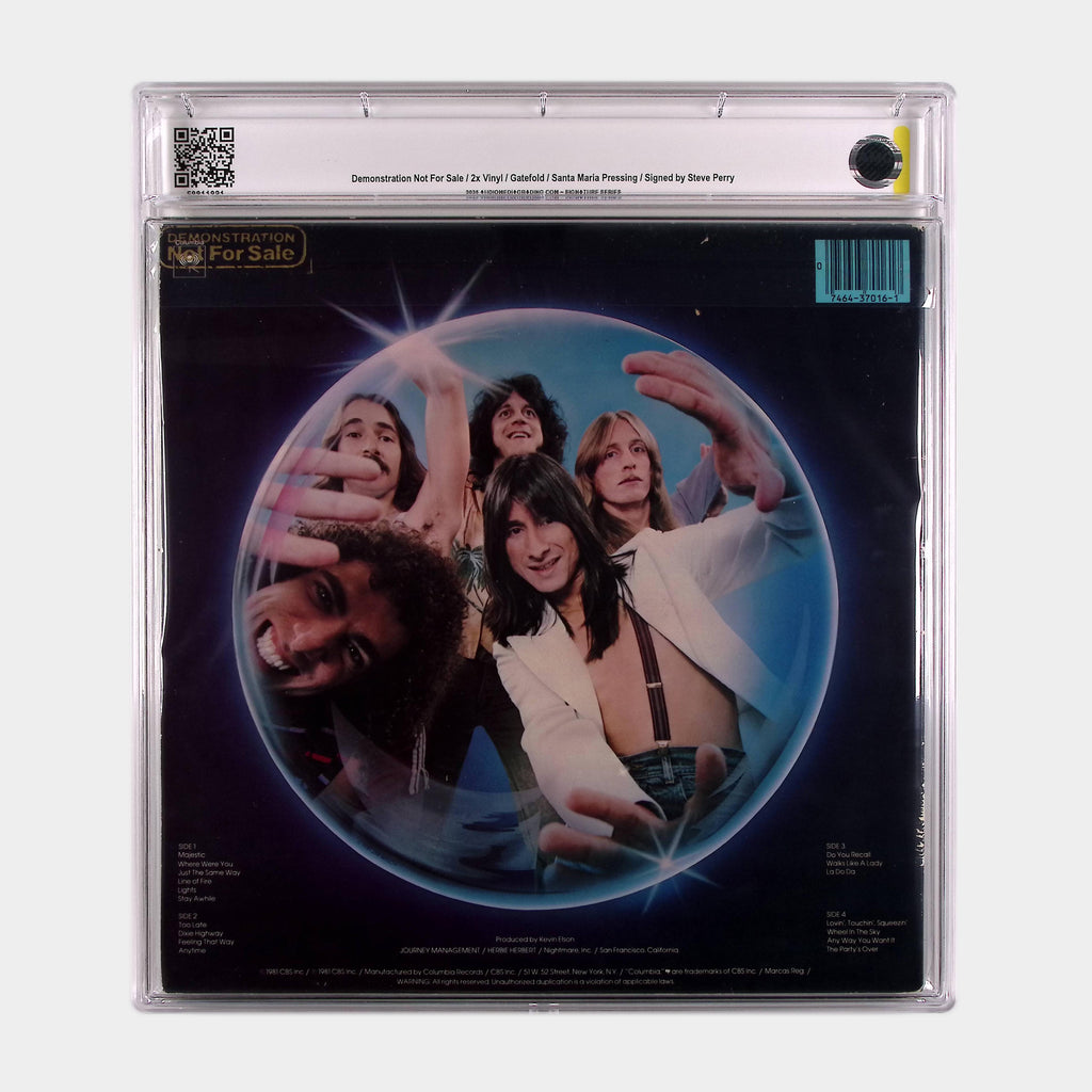 Journey – Captured – 1981 Original Vinyl Pressing SIGNED by Steve Perry (AMG 50011021)