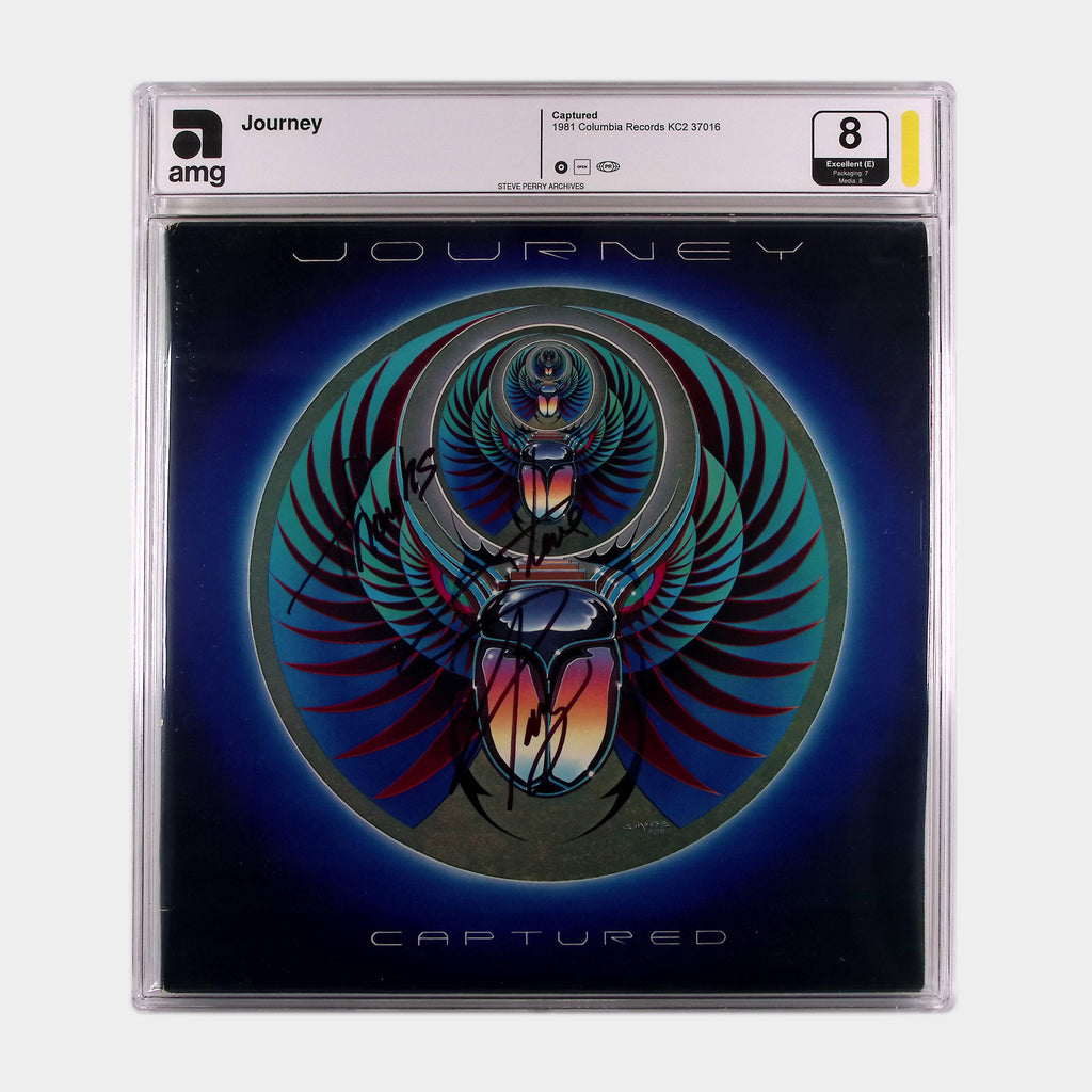 Journey – Captured – 1981 Original Vinyl Pressing SIGNED by Steve Perry (AMG 50011021)
