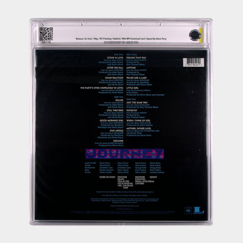 Journey – Greatest Hits 2 – 2011 2LP Vinyl Album SIGNED by Steve Perry ...