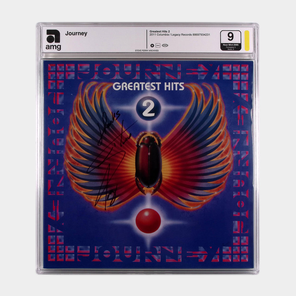 Journey – Greatest Hits 2 – 2011 2LP Vinyl Album SIGNED by Steve Perry (AMG 50011188)