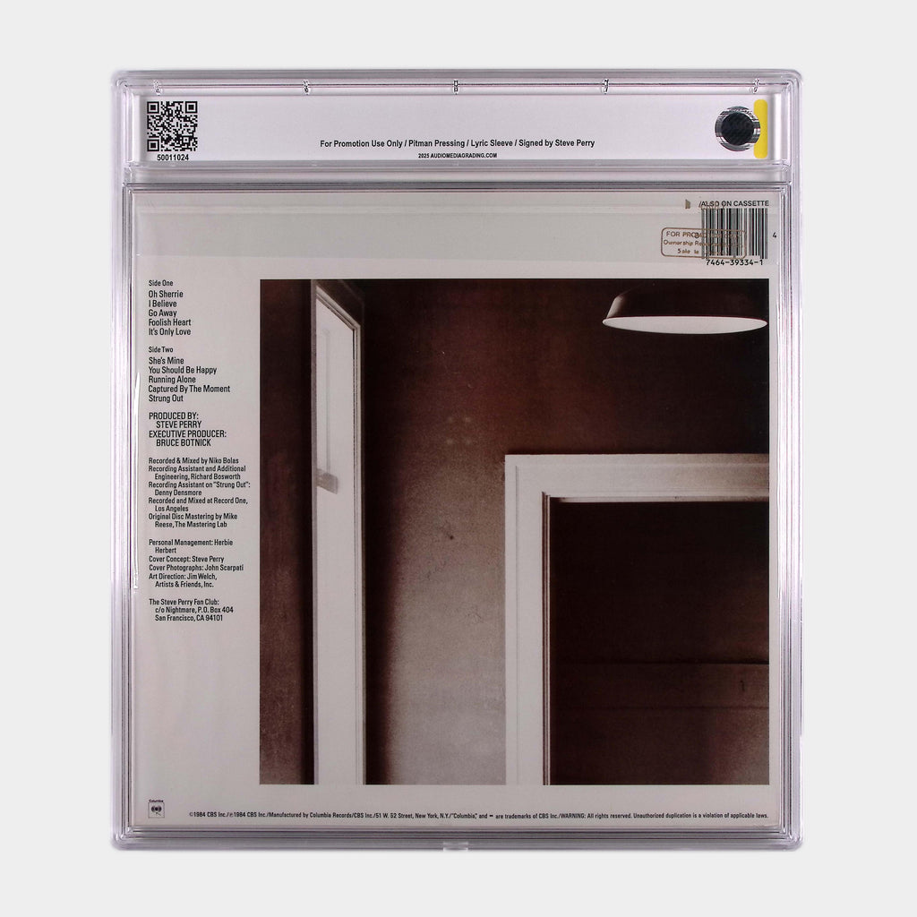 Street Talk – 1984 Vinyl Album SIGNED by Steve Perry (AMG 50011024)