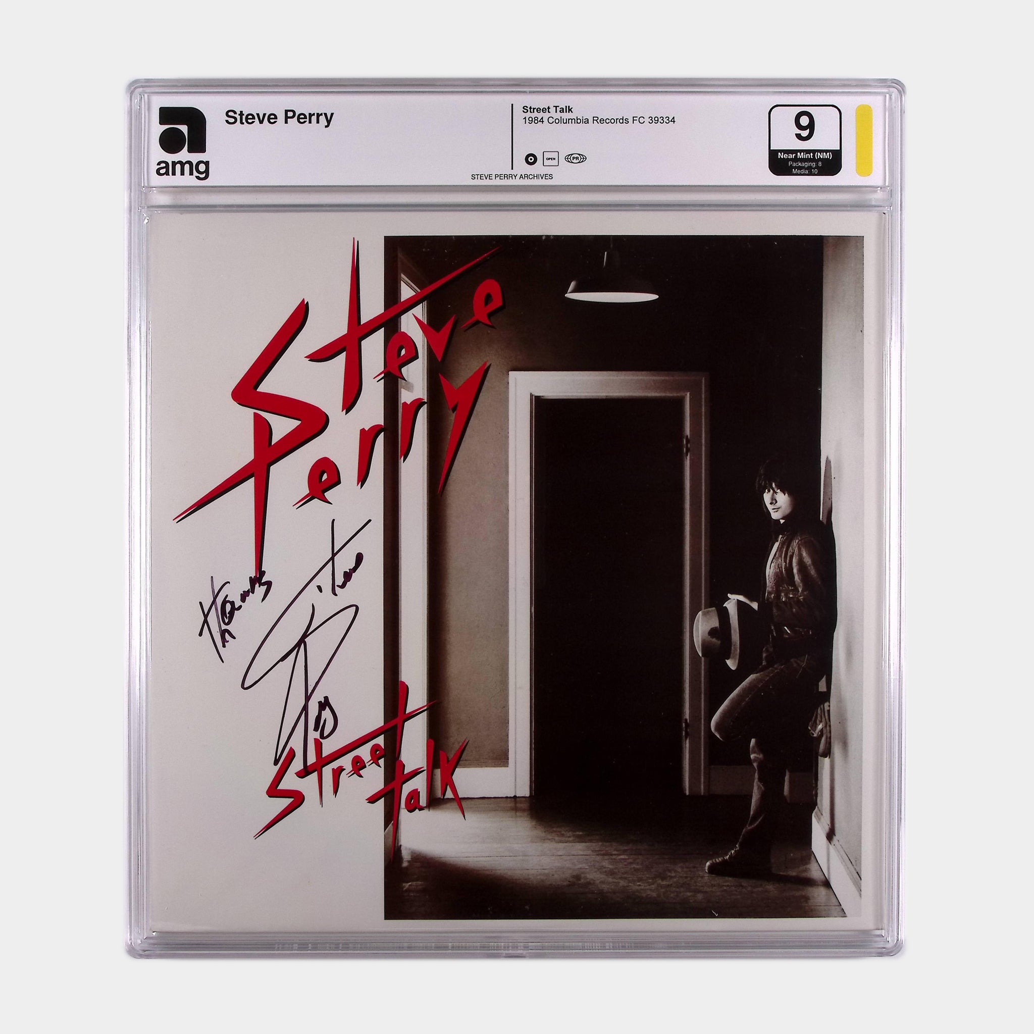 Street Talk – 1984 Vinyl Album SIGNED by Steve Perry (AMG 50011024)