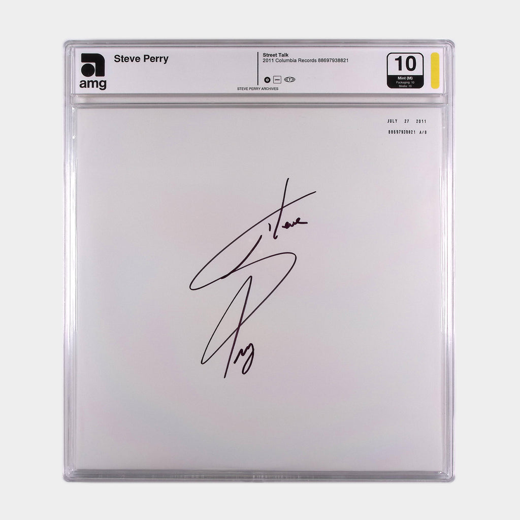 Street Talk – 2011 Vinyl Test Pressing SIGNED by Steve Perry (AMG 50011026)