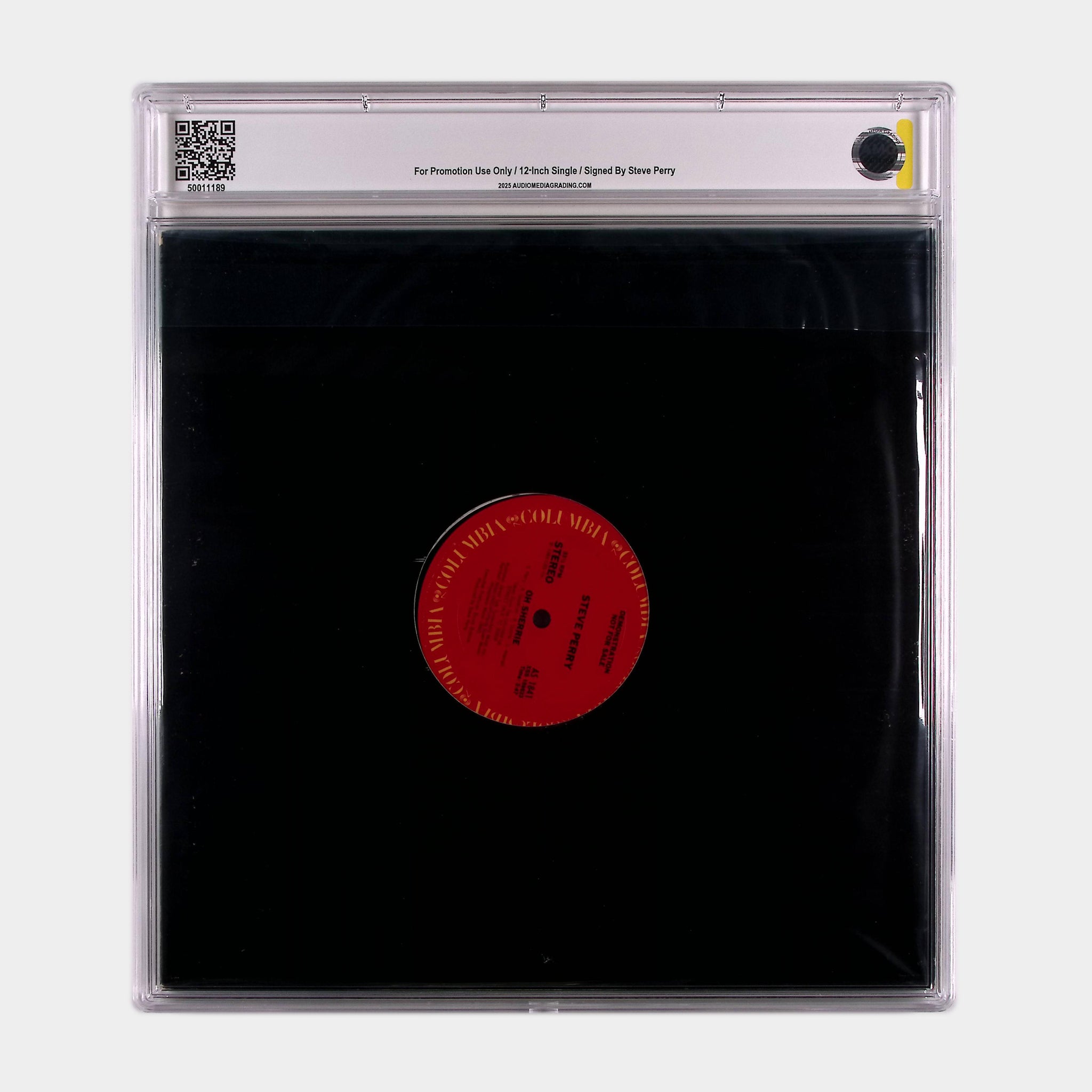 Oh Sherrie – 1984 Promo 12” Single SIGNED by Steve Perry (AMG 50011189)