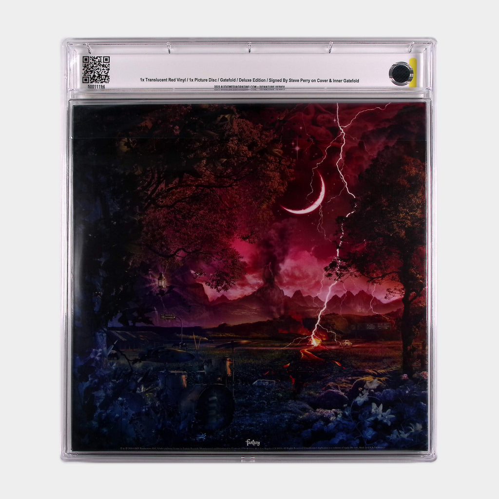 Traces: Alternate Versions & Sketches – 2020 2LP Color Vinyl Album SIGNED by Steve Perry (AMG 50011194)