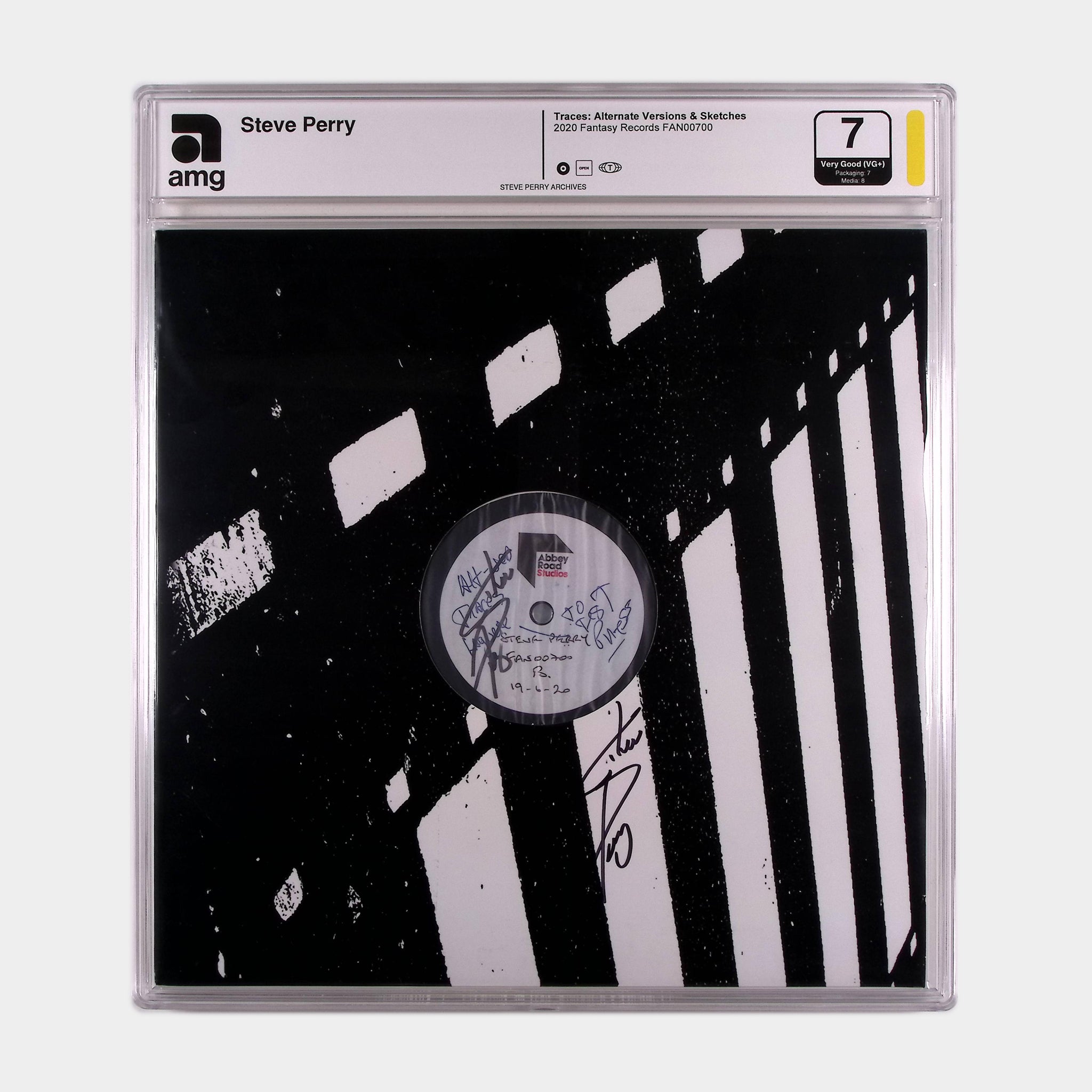 Traces: Alternate Versions & Sketches – 2020 Abbey Road Test Pressing SIGNED by Steve Perry (AMG 50011027)