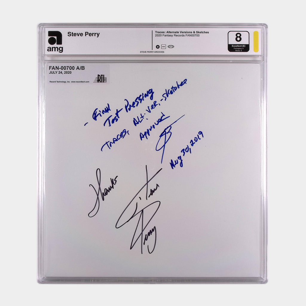 Traces: Alternate Versions & Sketches – 2020 RTI Test Pressing SIGNED by Steve Perry (AMG 50011031)