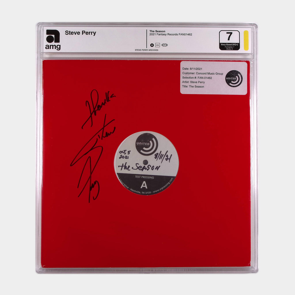 The Season – 2021 United Test Pressing SIGNED by Steve Perry (AMG 50011185)