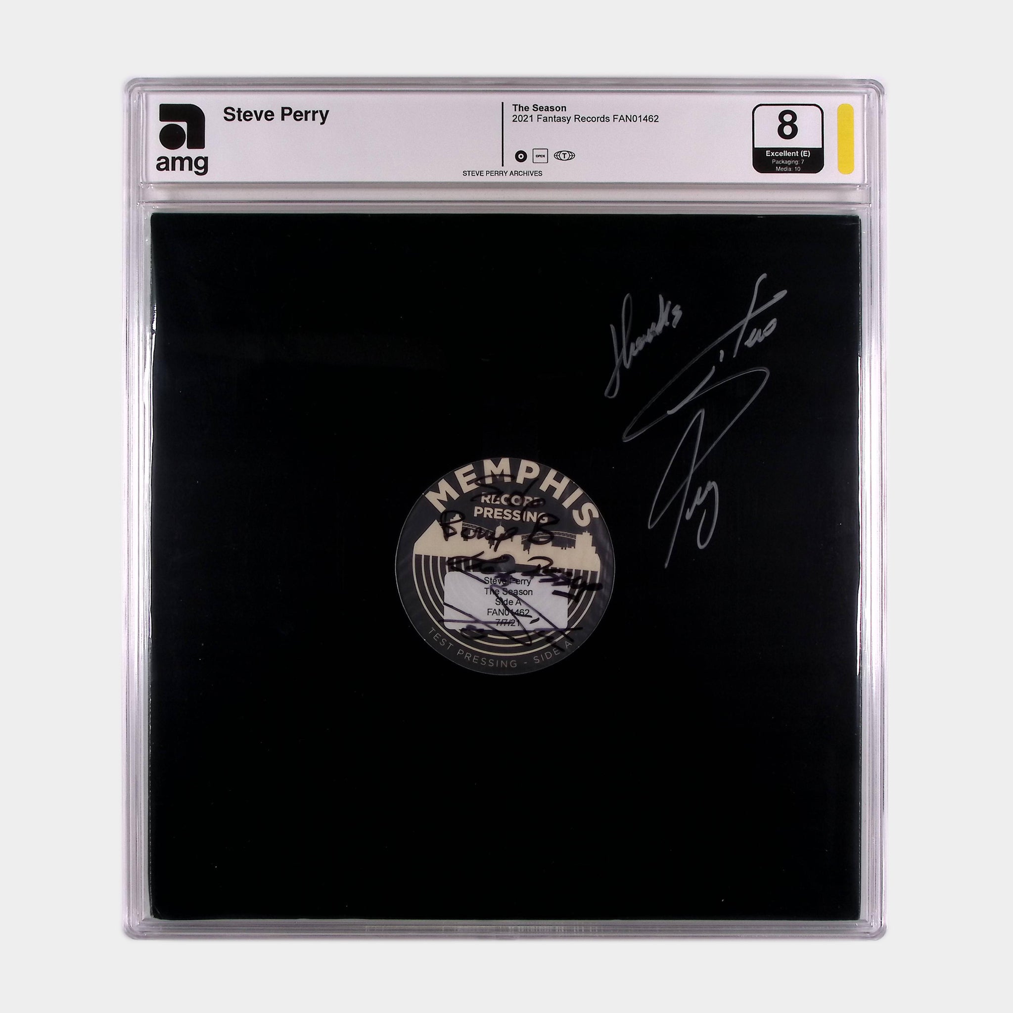 The Season – 2021 Memphis Test Pressing SIGNED by Steve Perry (AMG 50011182)
