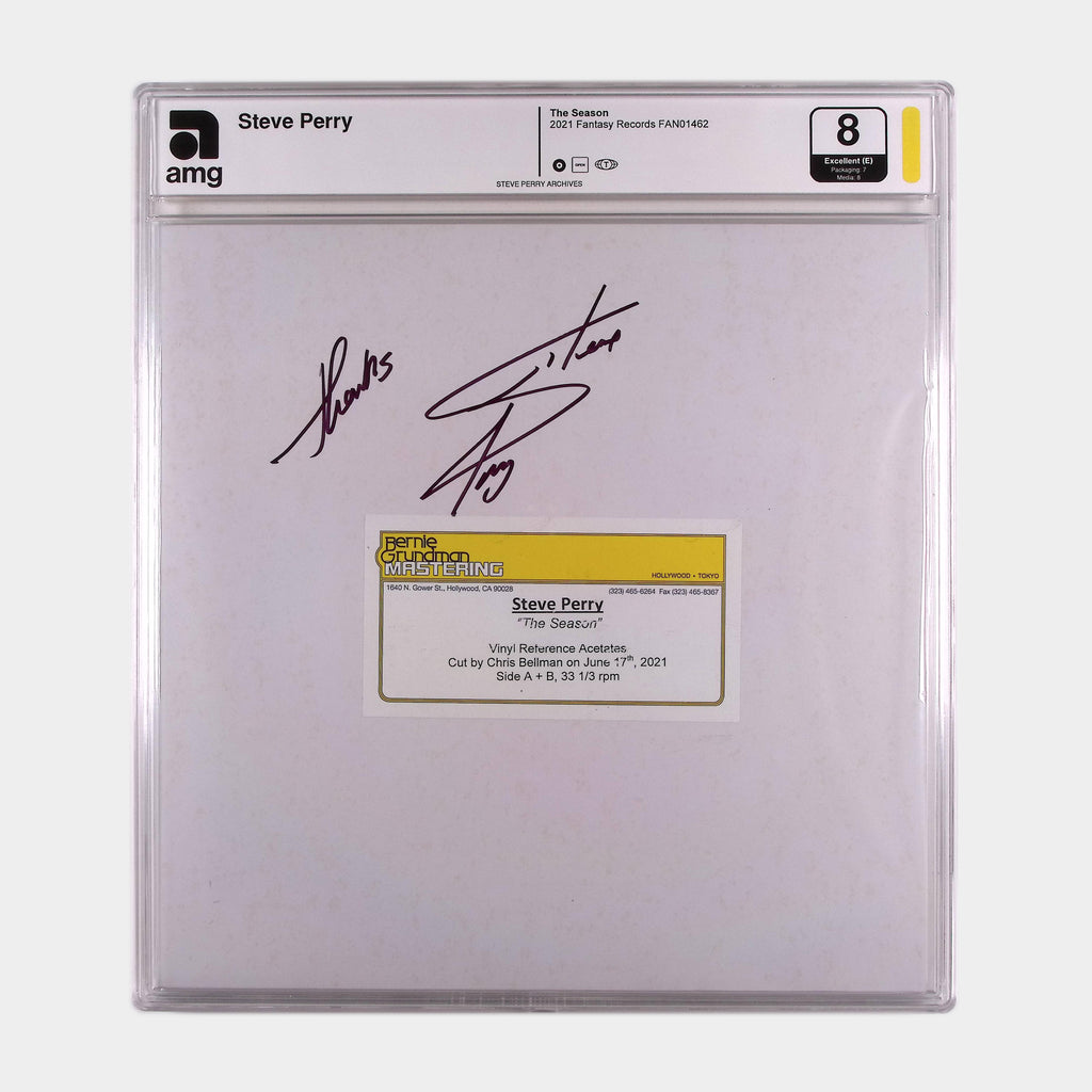 The Season – 2021 Bernie Grundman Vinyl Acetates SIGNED by Steve Perry (AMG 50011180)