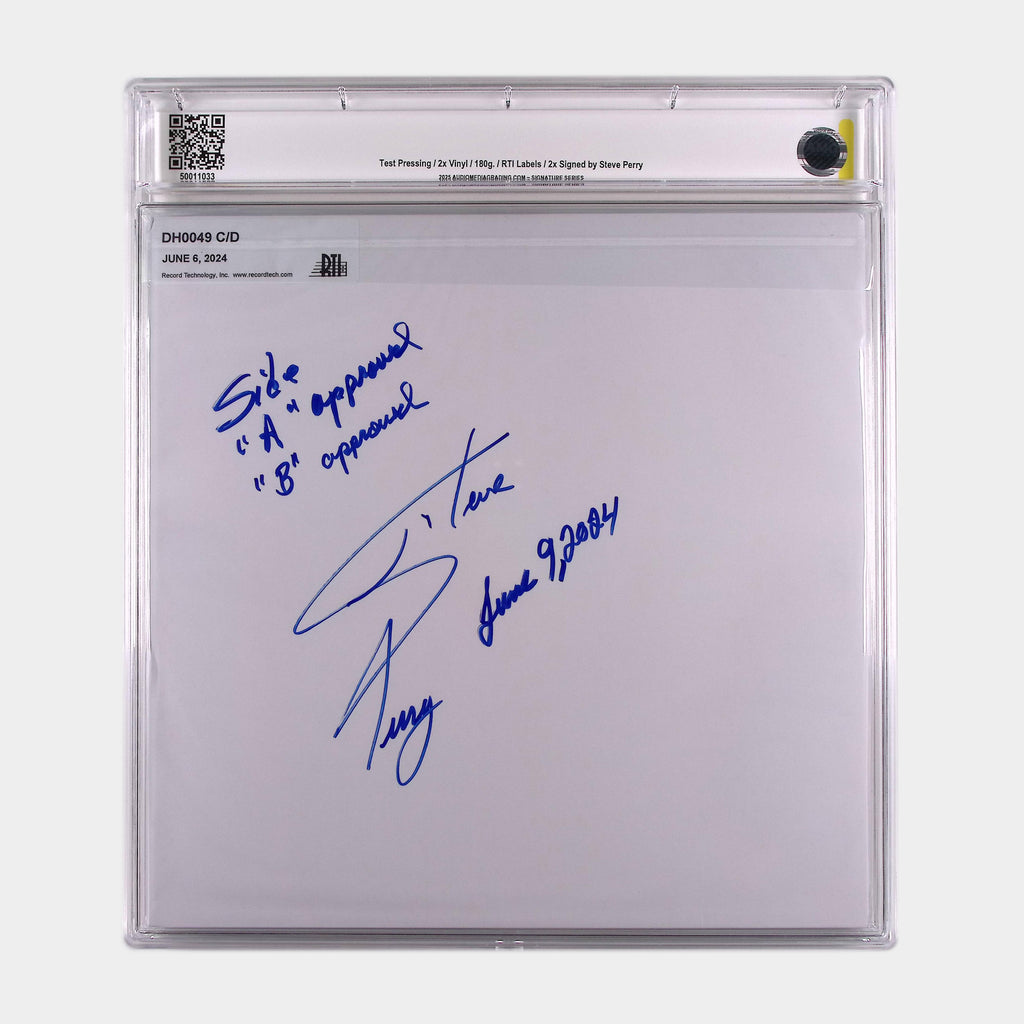 The Season 3 – 2024 2LP Vinyl Test Pressing SIGNED by Steve Perry (AMG 50011033)