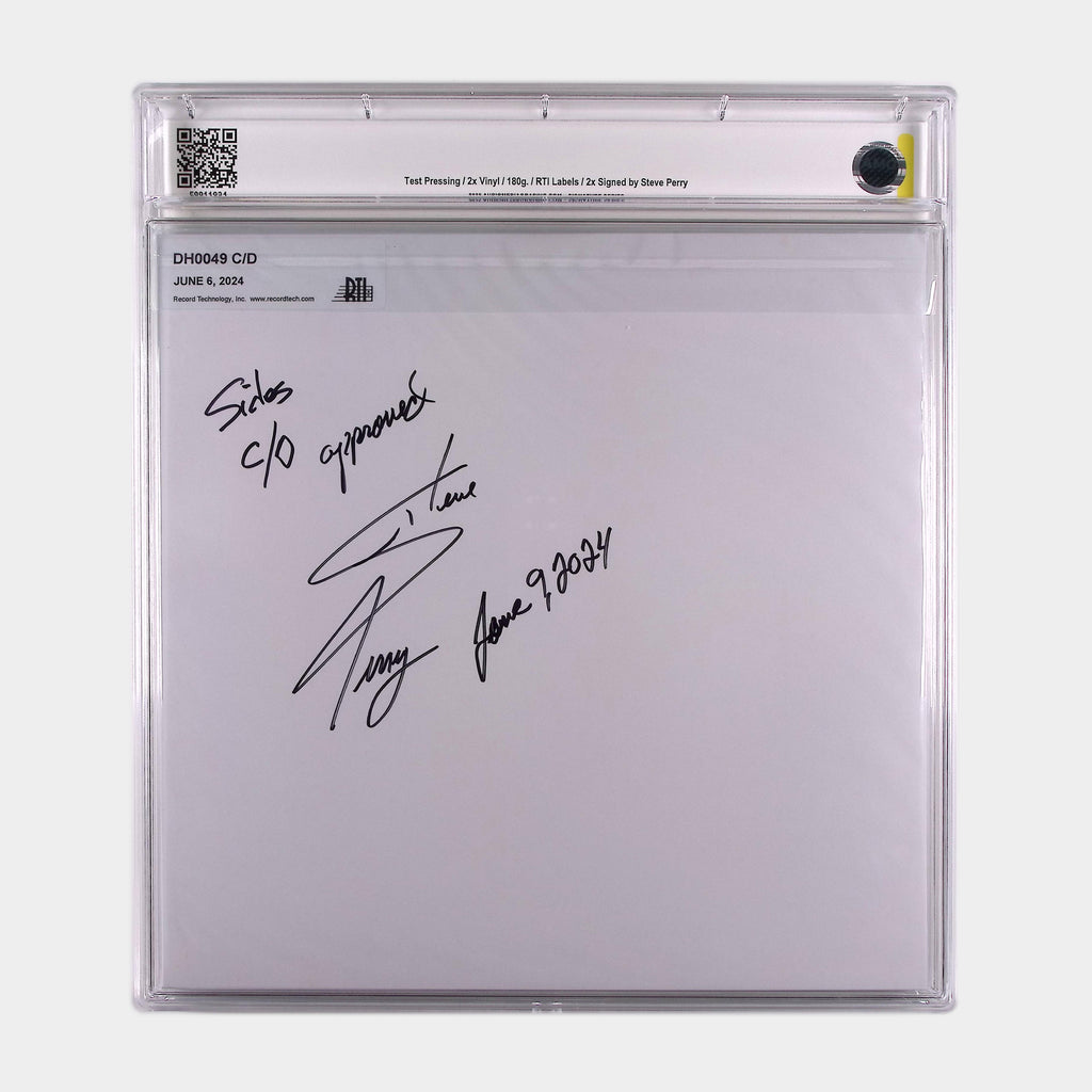 The Season 3 – 2024 2LP Vinyl Test Pressing SIGNED by Steve Perry (AMG 50011034)