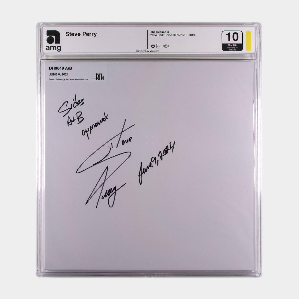 The Season 3 – 2024 2LP Vinyl Test Pressing SIGNED by Steve Perry (AMG 50011034)