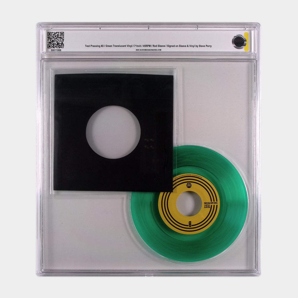 Silver Bells – 2019 7” Red Vinyl Single SIGNED by Steve Perry (AMG 50011006)