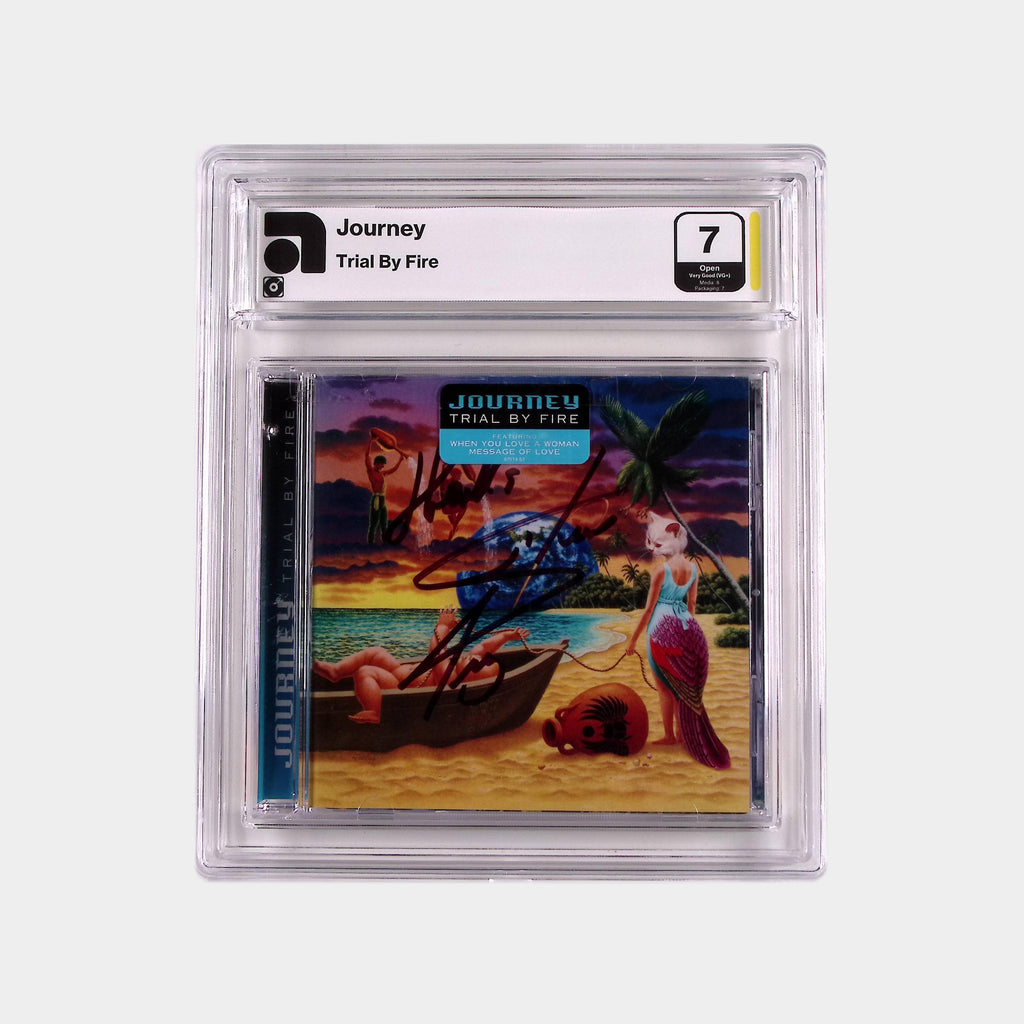 Journey – Trial By Fire – 1996 CD SIGNED by Steve (AMG 50010940)
