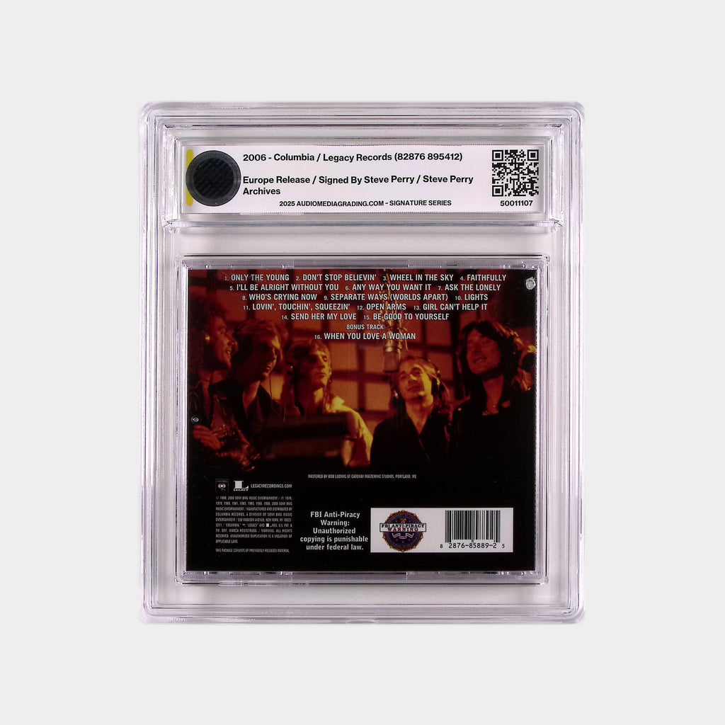 Journey – Greatest Hits – 2006 CD SIGNED by Steve (AMG 50011107)