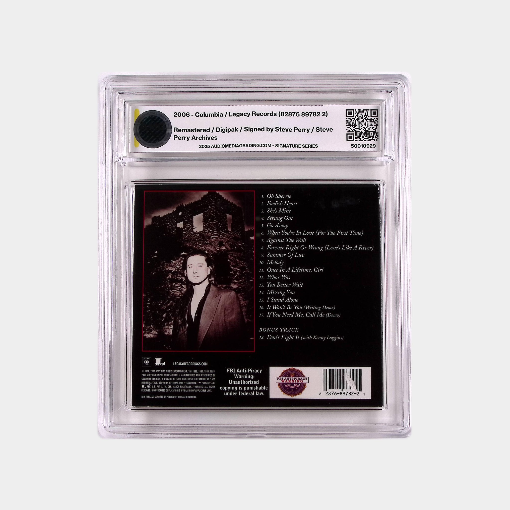 Steve Perry – Greatest Hits – 2006 CD SIGNED by Steve Perry (AMG