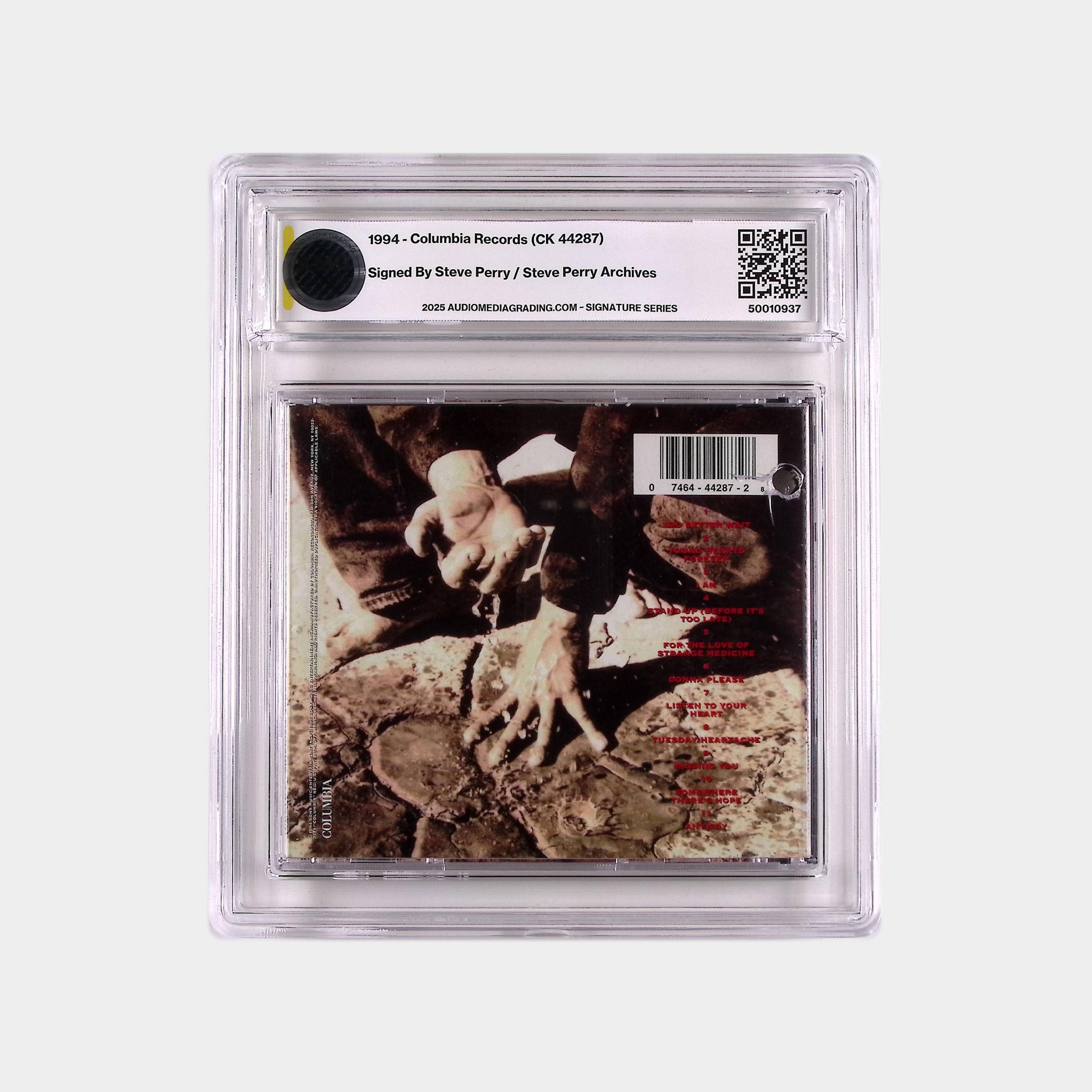 For the Love Of Strange Medicine – 1994 CD SIGNED by Steve Perry (AMG 50010937)