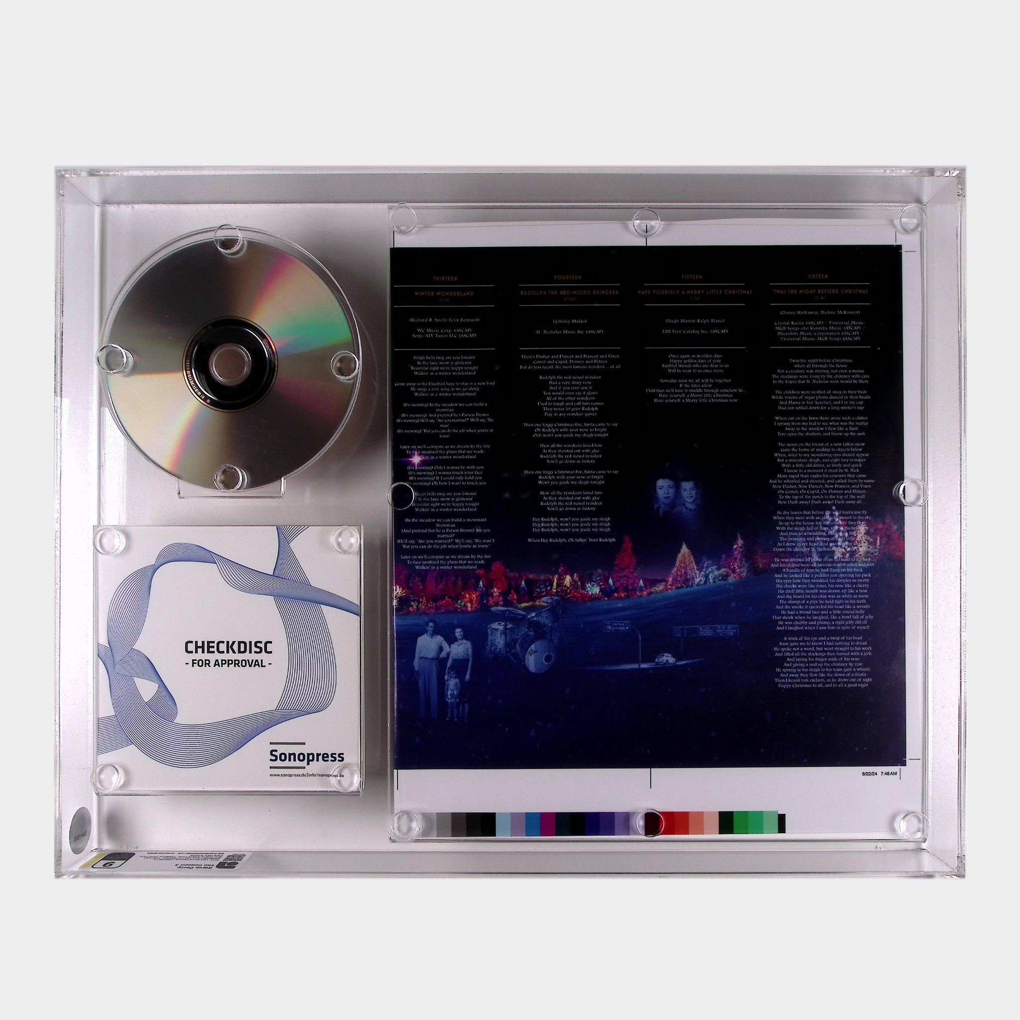 The Season 3 – 2024 CD Check Disc & Artwork Proof SIGNED by Steve Perry (AMG 50011402)