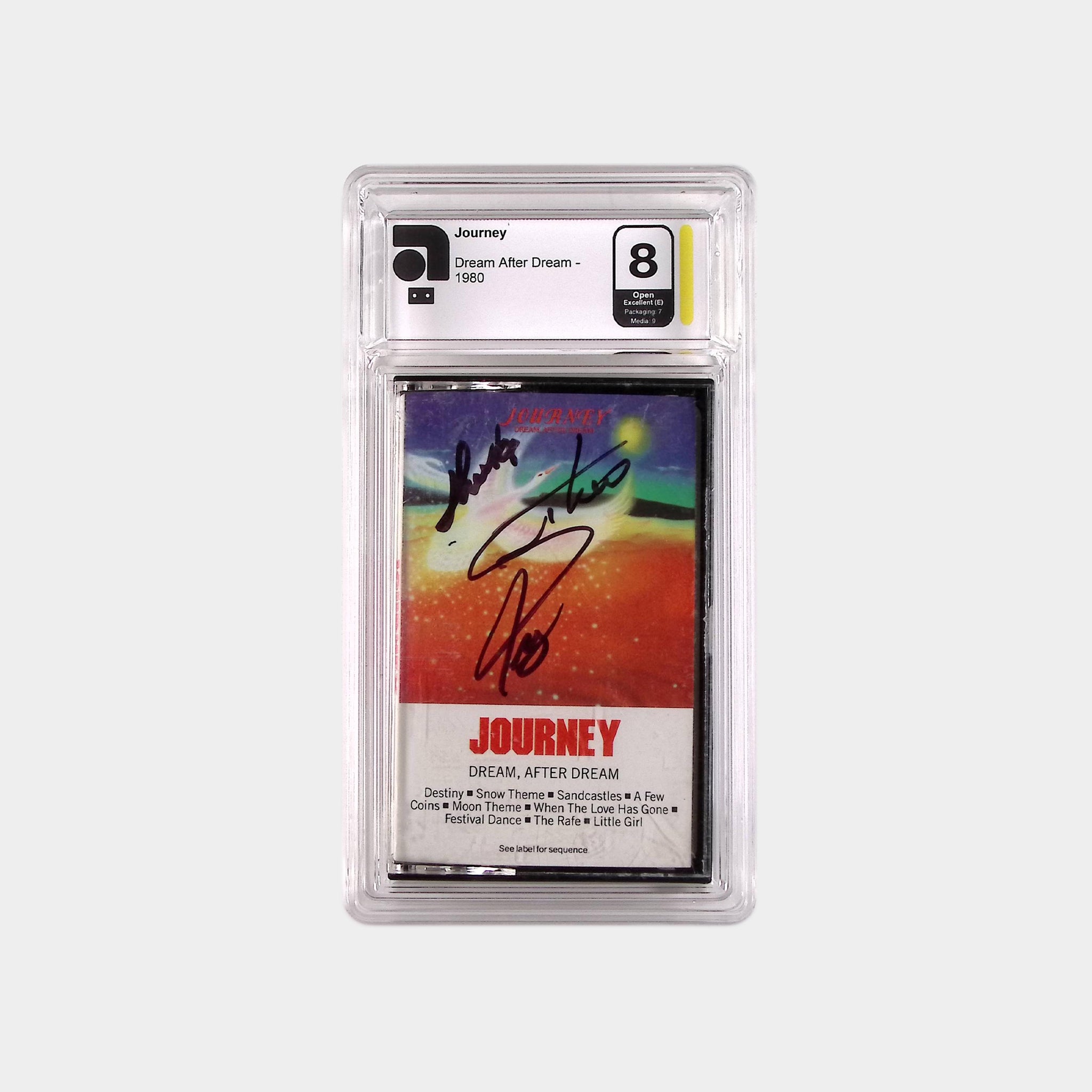 Journey – Dream, After Dream – 1980 Cassette SIGNED by Steve Perry (AMG 50010946)